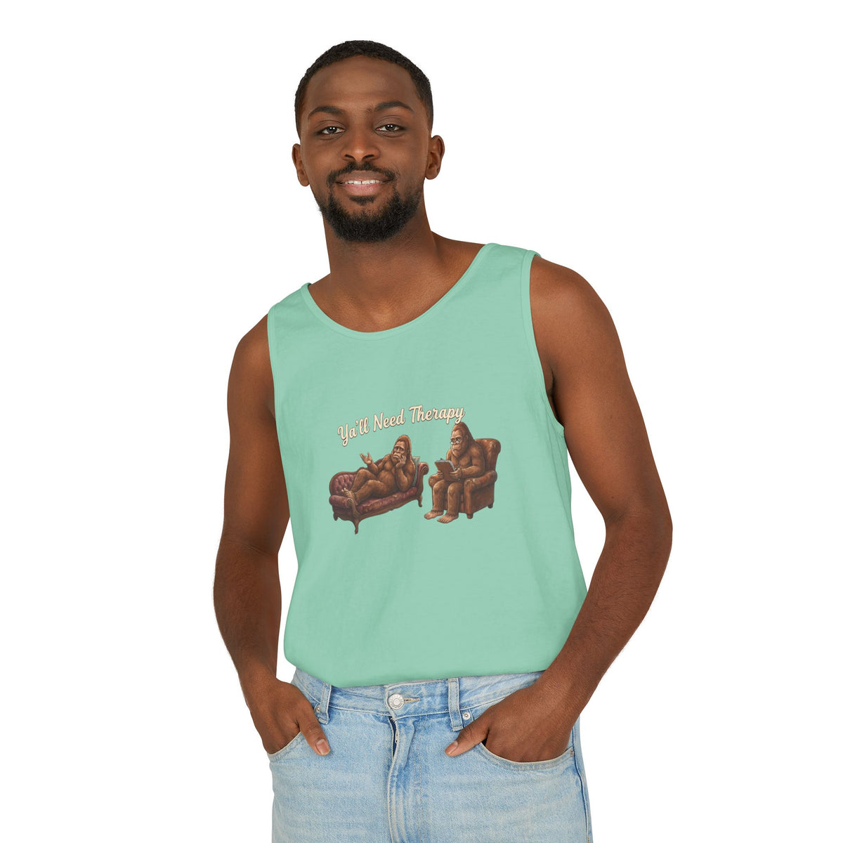 Y’all Need Therapy Bigfoot Tank Top