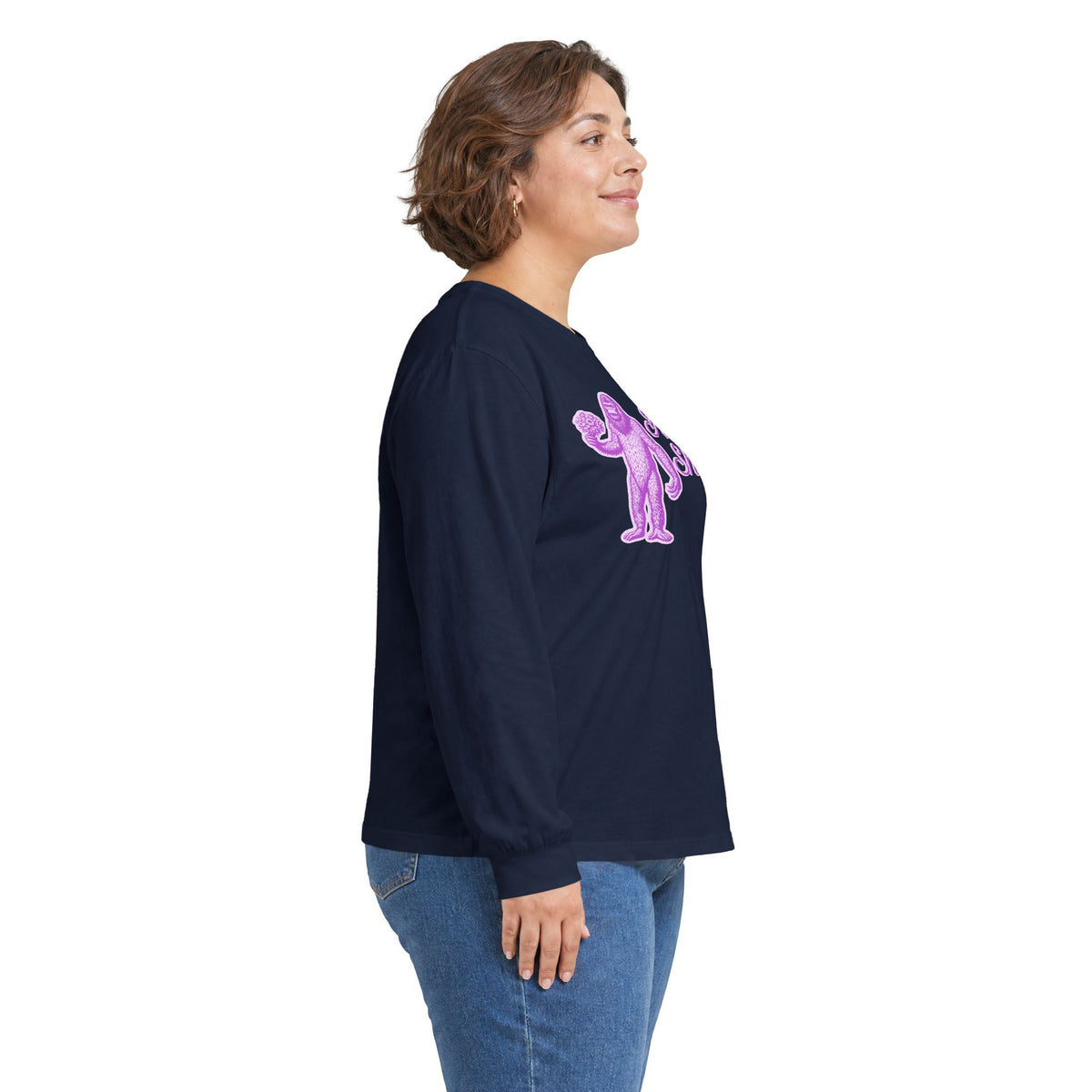 Hey Shuga Bigfoot Unisex Long Sleeve Tee