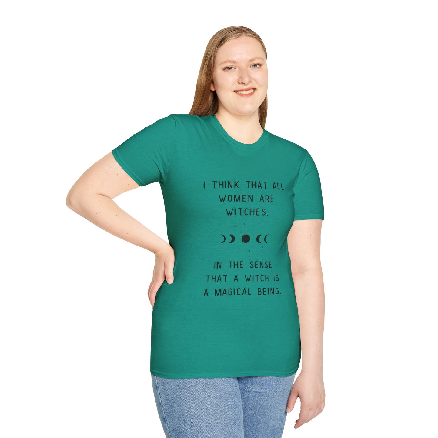 I Believe All Women Are Witches T-Shirt - Phases of the Moon