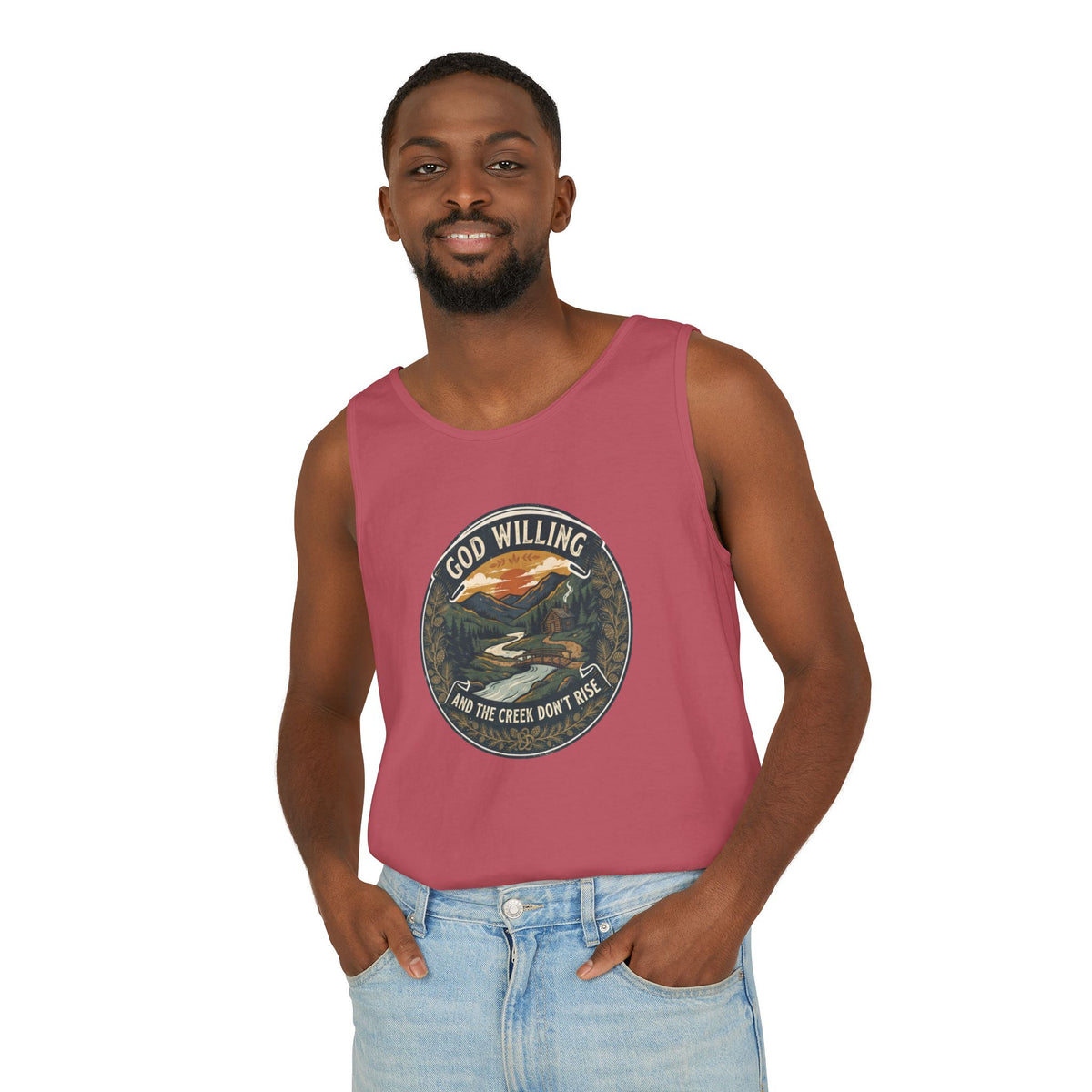 Creek Don't Rise Appalachian Motto Tank Top