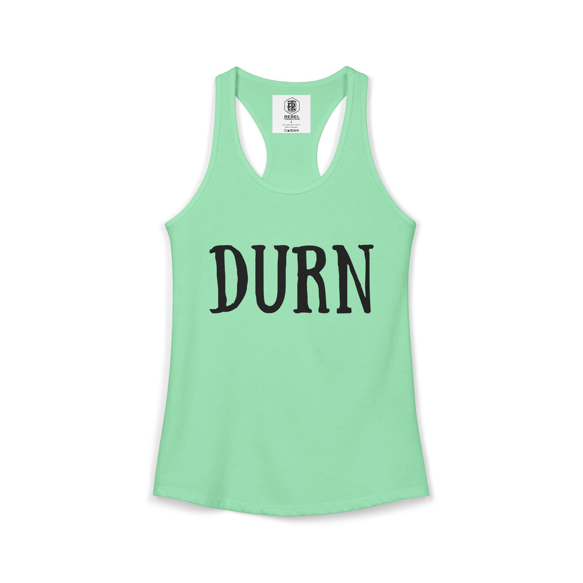 DURN Women's Southern Slang Racerback Tank