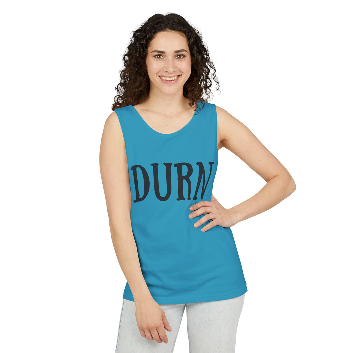 DURN Southern Slang Garment-Dyed Tank Top