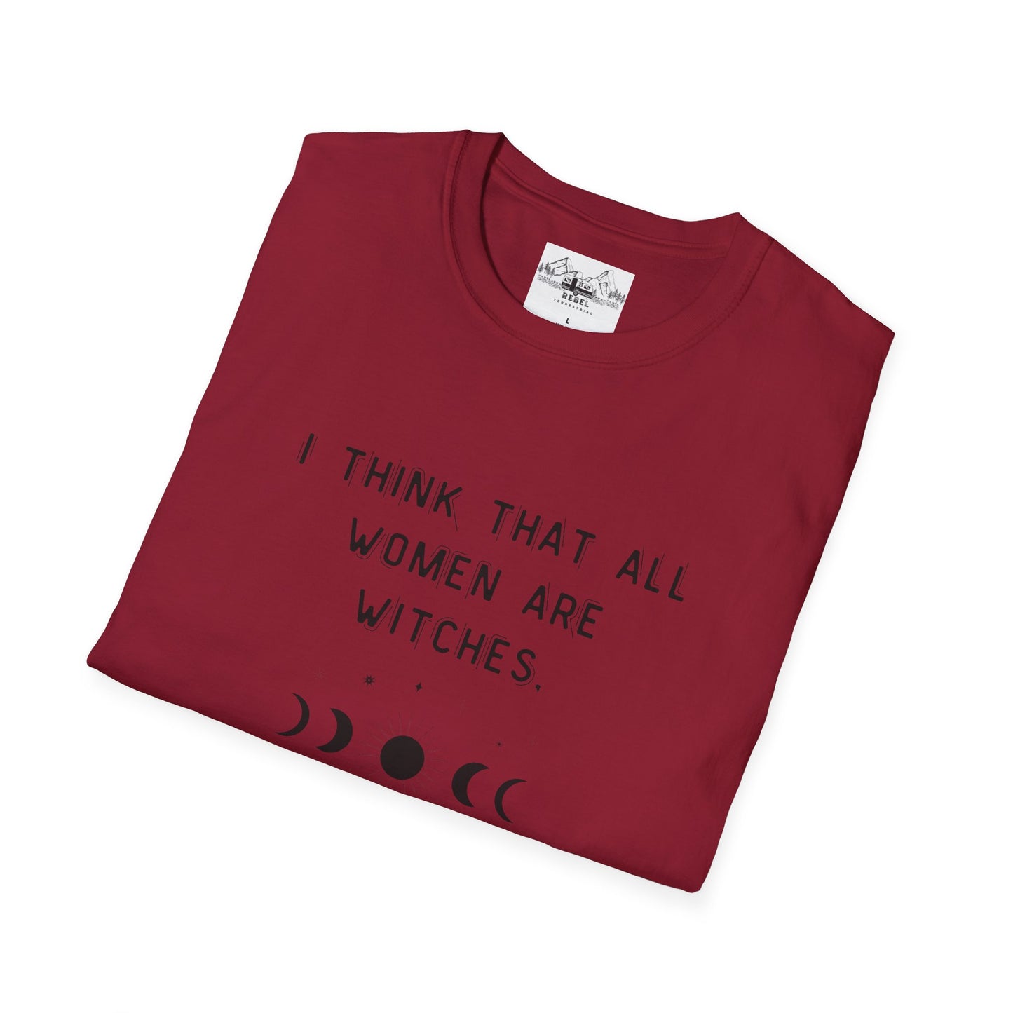 I Believe All Women Are Witches T-Shirt - Phases of the Moon
