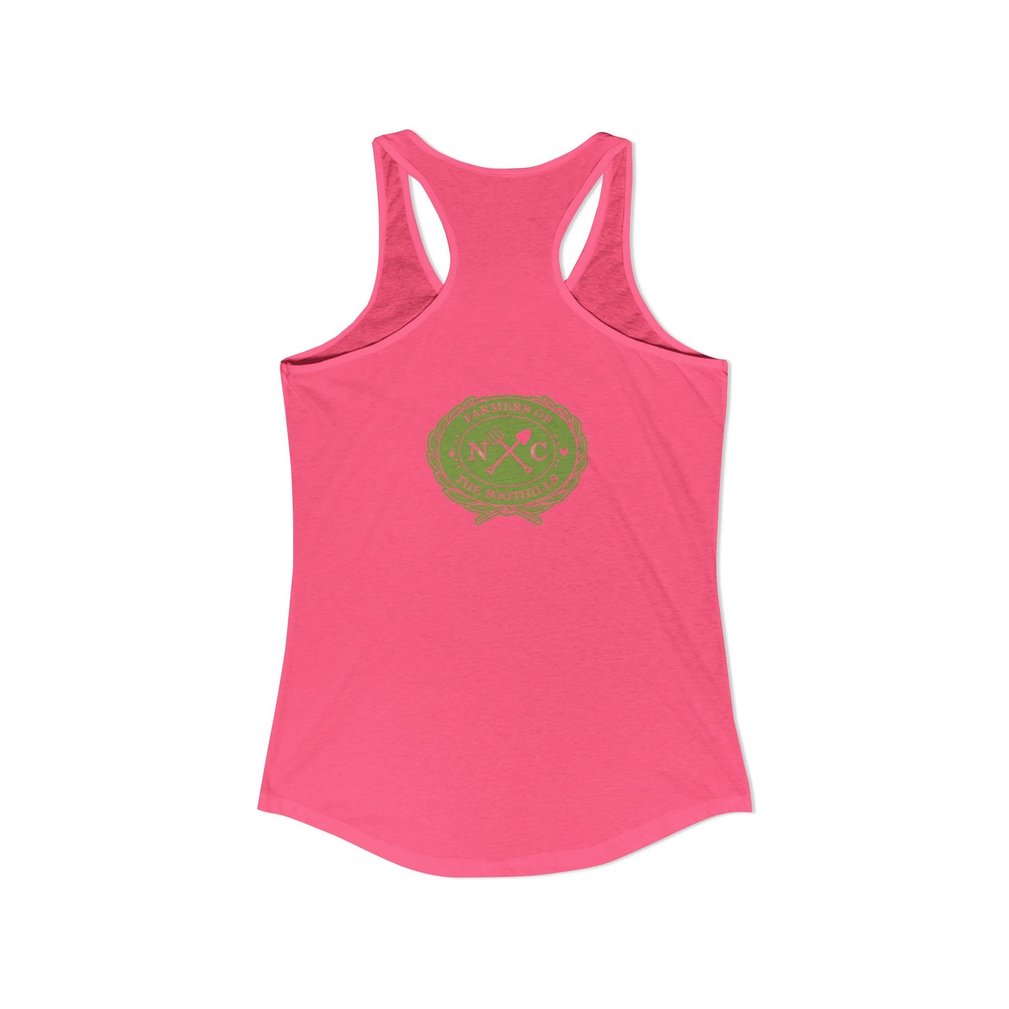 NC Farmers of the Foothills "Find Me at the Farmers Market" Racerback Tank Top