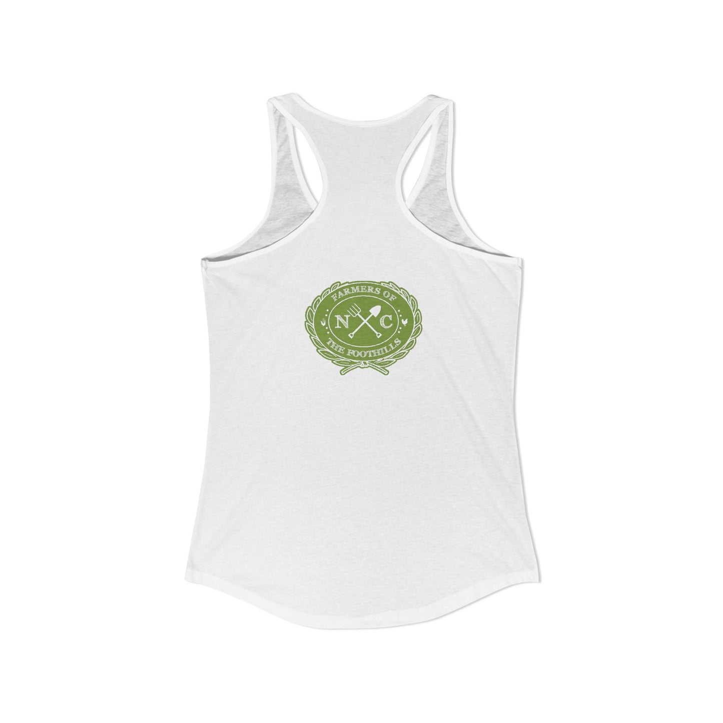 NC Farmers of the Foothills "This Is My Crop Top" Racerback Tank Top