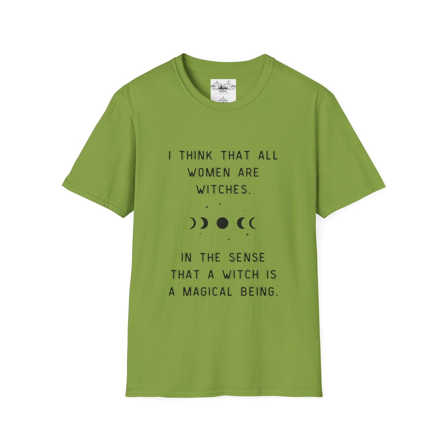 I Believe All Women Are Witches T-Shirt - Phases of the Moon