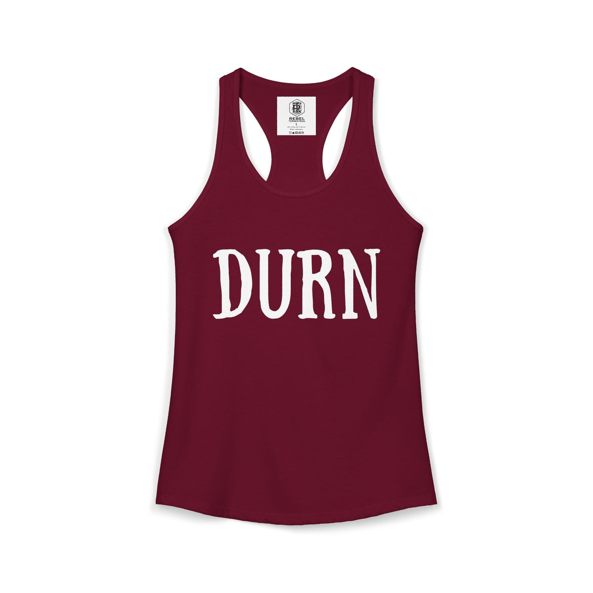 DURN Women's Southern Slang Racerback Tank
