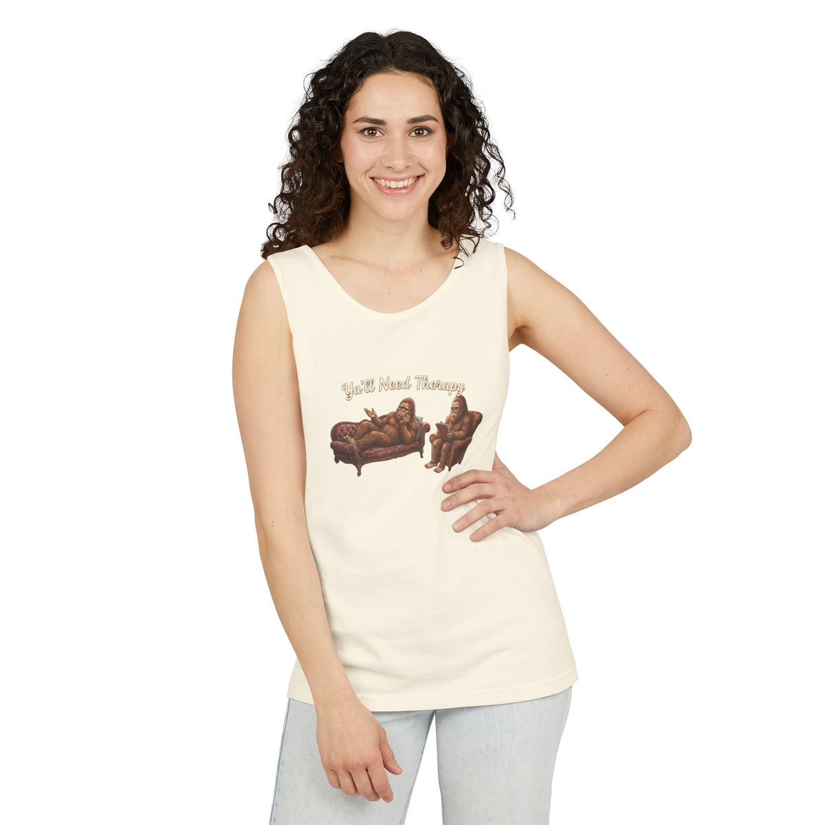 Y’all Need Therapy Bigfoot Tank Top