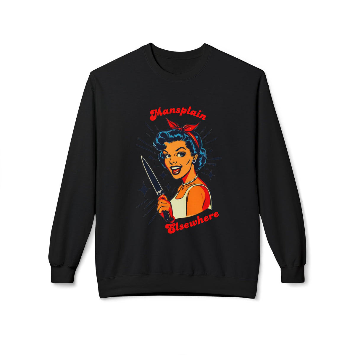 Mansplain Elsewhere Crewneck Sweatshirt