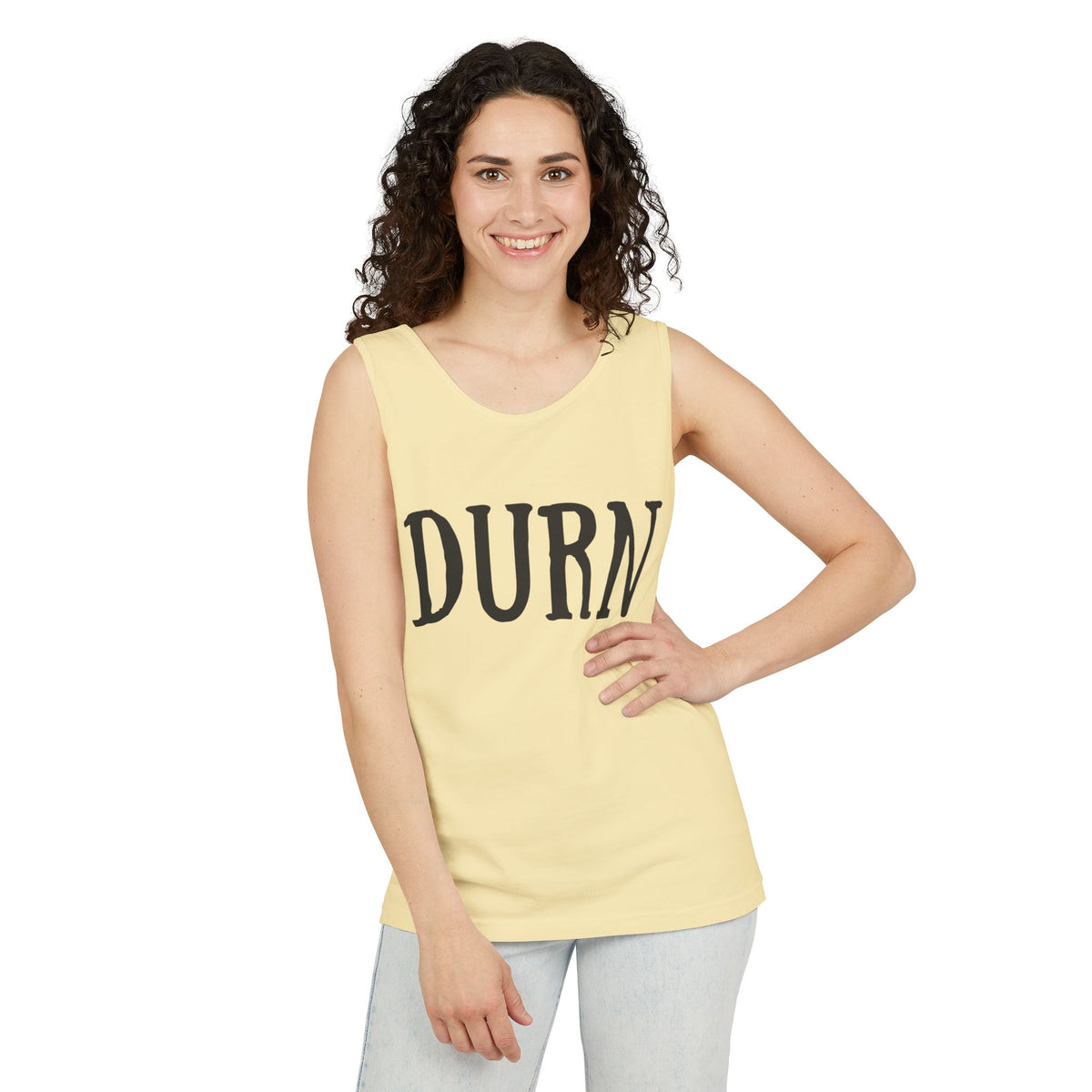 DURN Southern Slang Garment-Dyed Tank Top