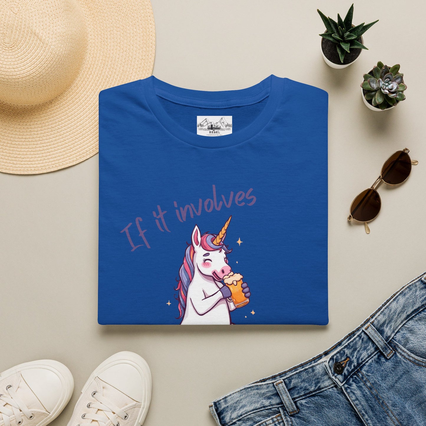 Unicorns & Drinking Graphic Tee
