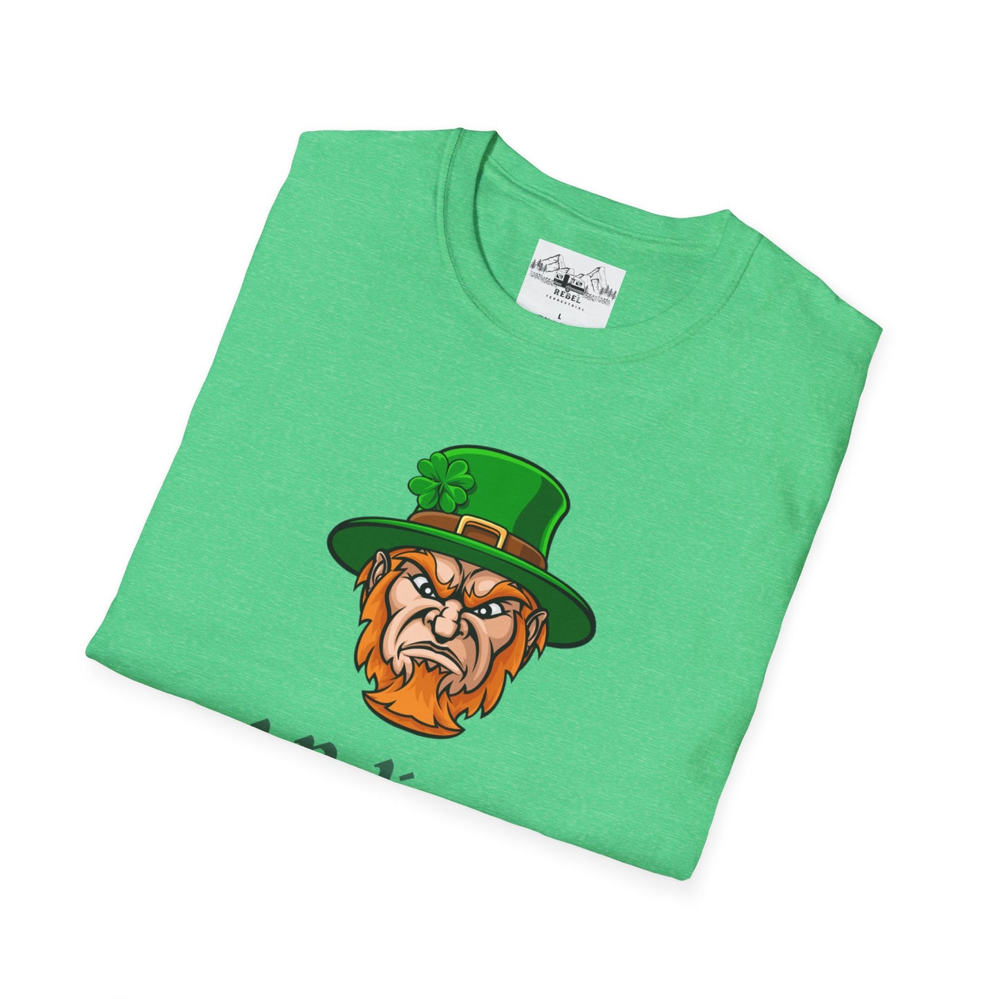"I Believe" Angry Leprechaun Graphic Tee – Playful Celtic Spirit