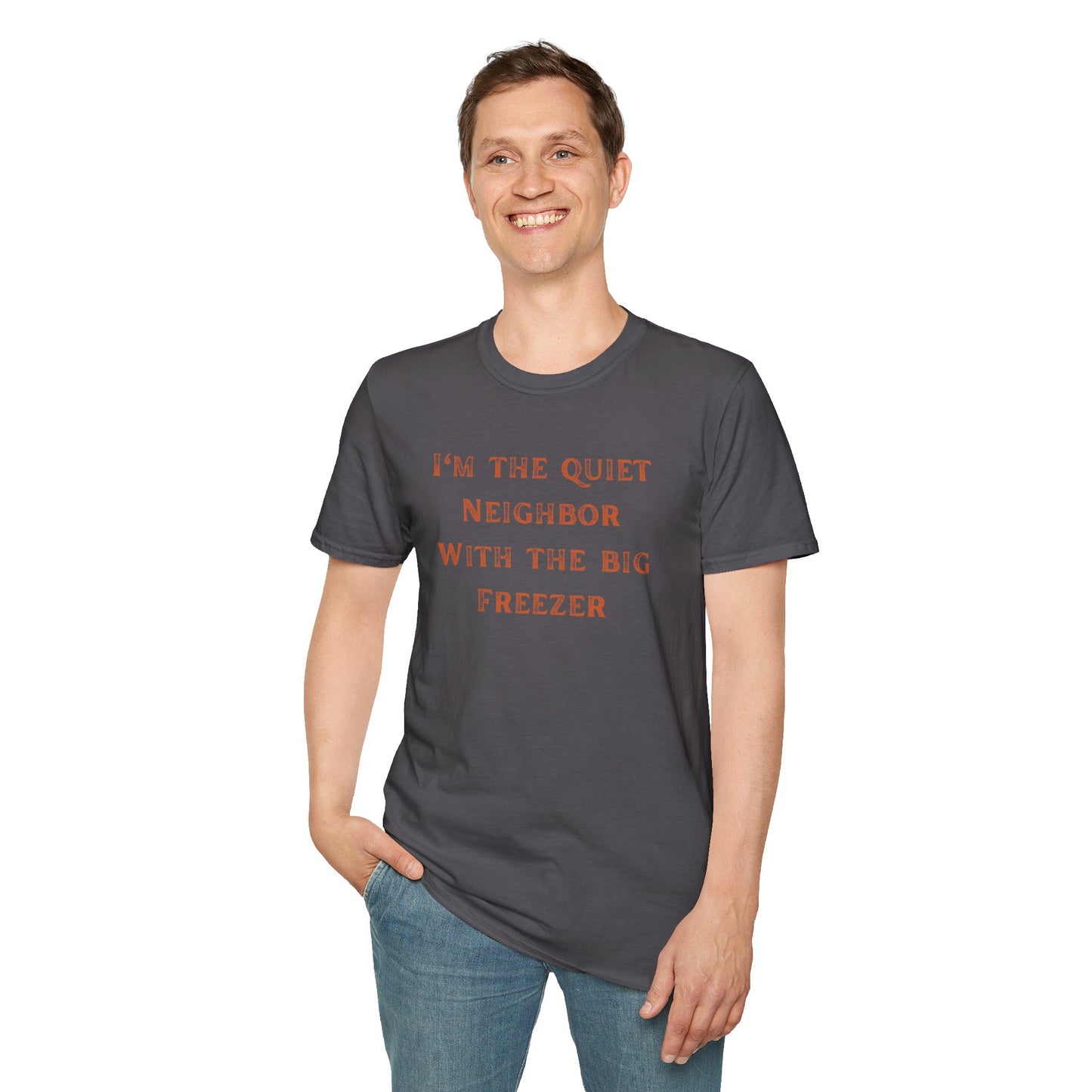 The Quiet Neighbor T-Shirt - Unisex Softstyle Tee