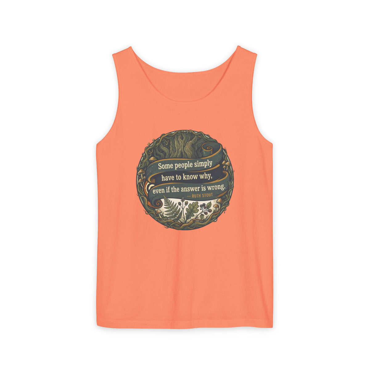 Ruth Stout Quote – Unisex Jersey Tank