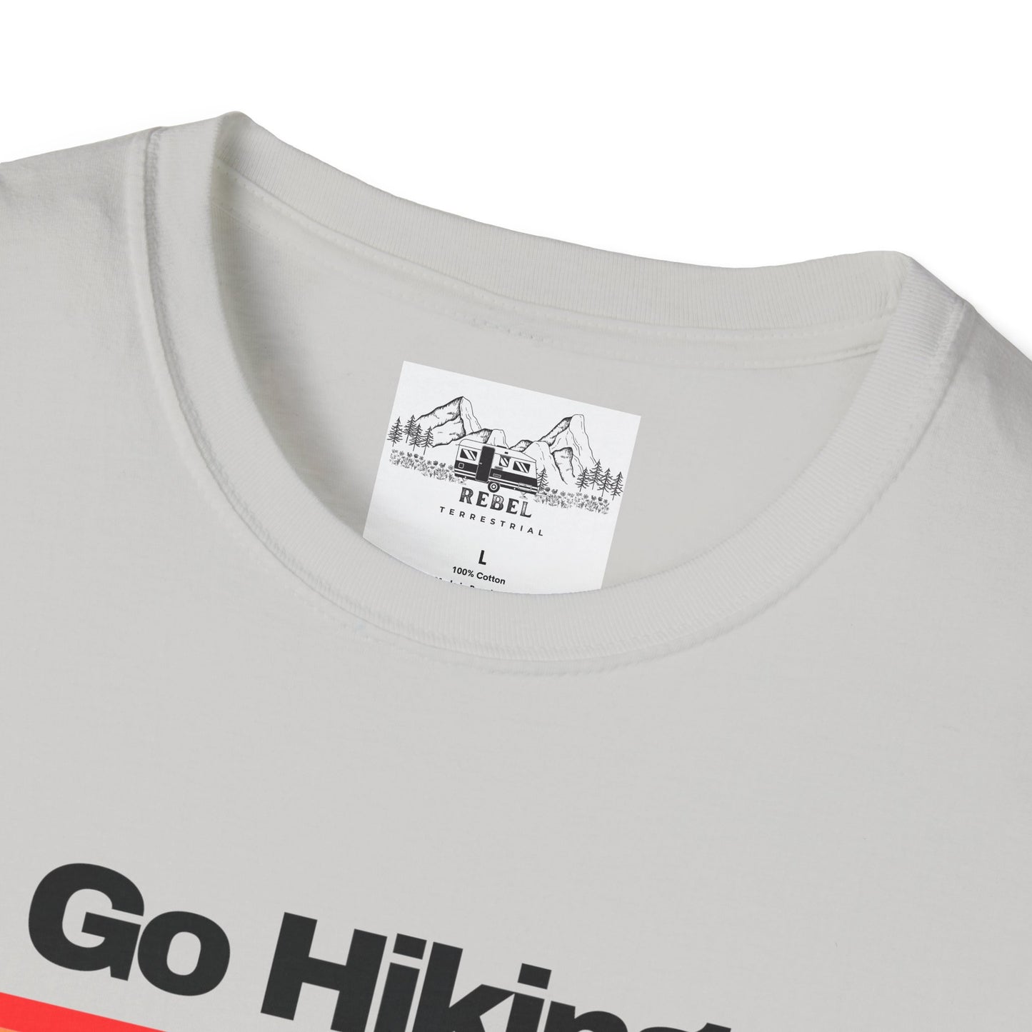Go Hiking – Worst Case Scenario You Eat Your Friends | Retro Unisex Softstyle T-Shirt