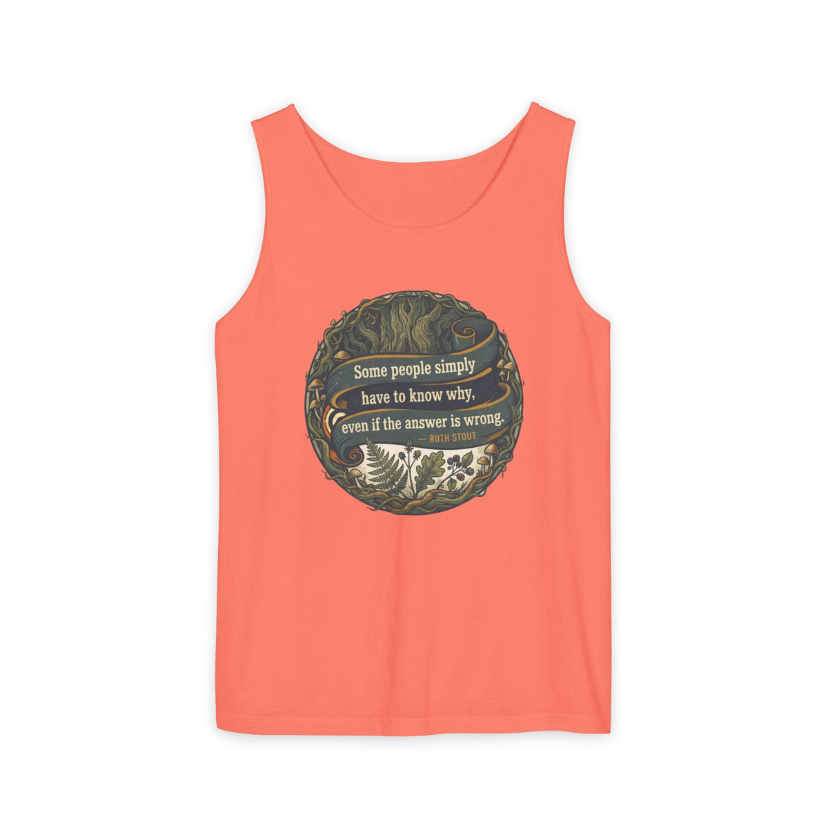 Ruth Stout Quote – Unisex Jersey Tank