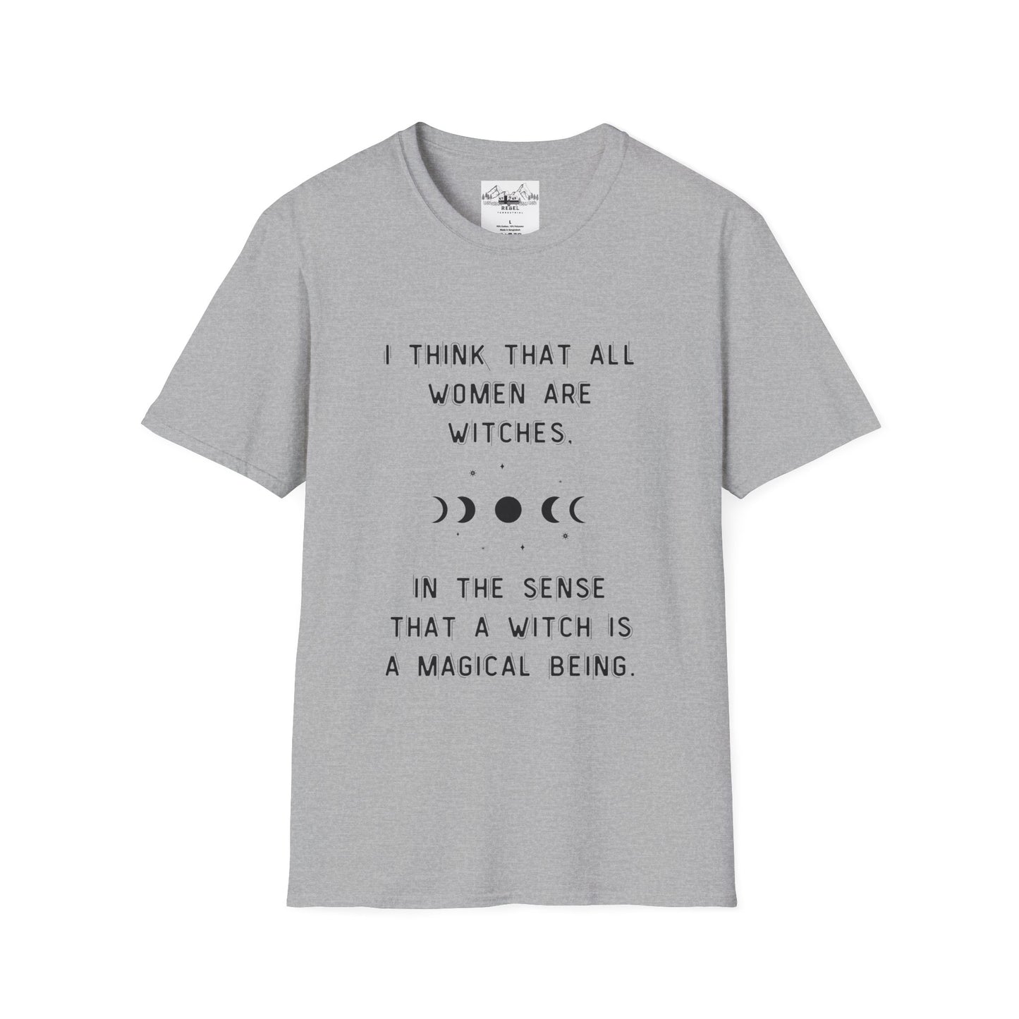 I Believe All Women Are Witches T-Shirt - Phases of the Moon