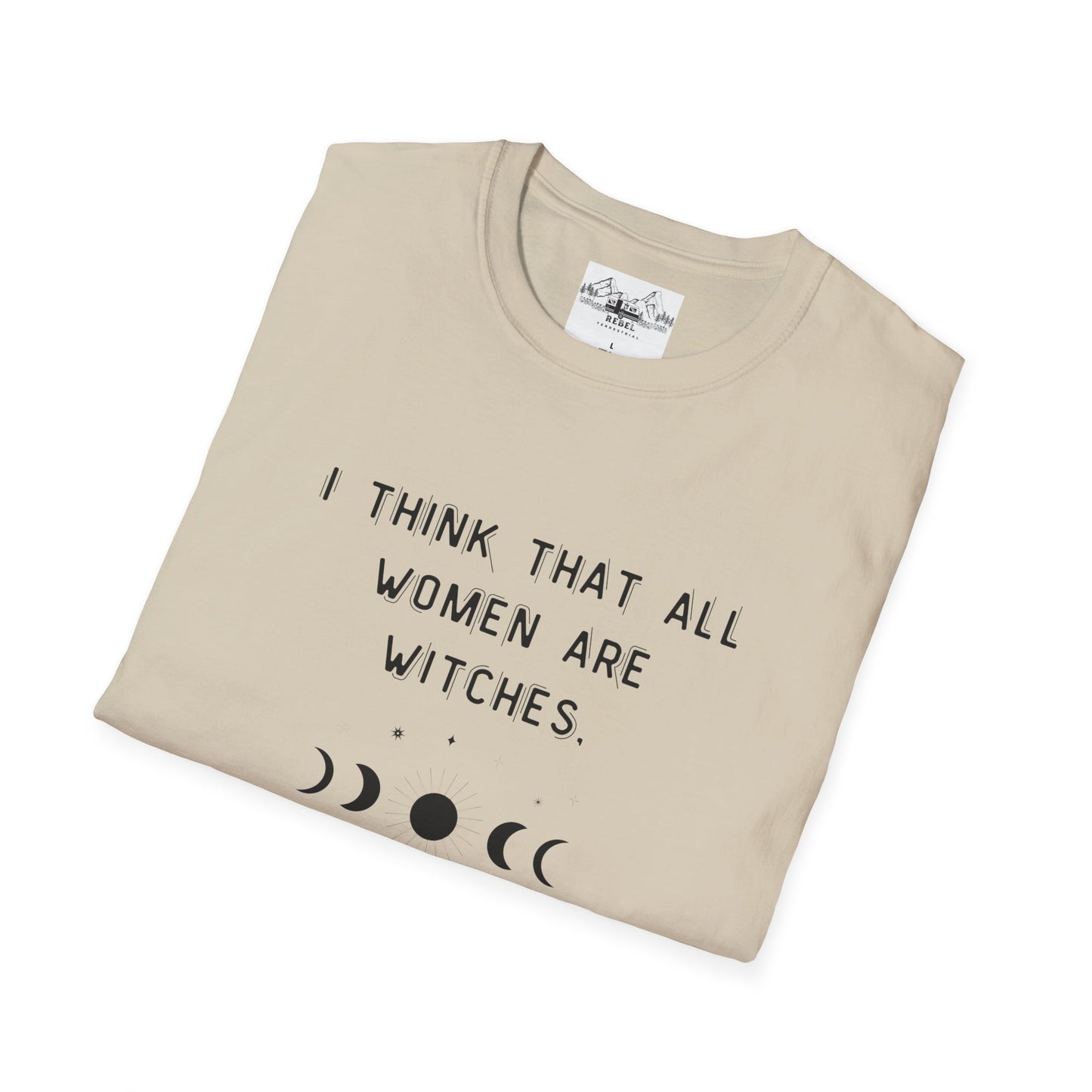 I Believe All Women Are Witches T-Shirt - Phases of the Moon