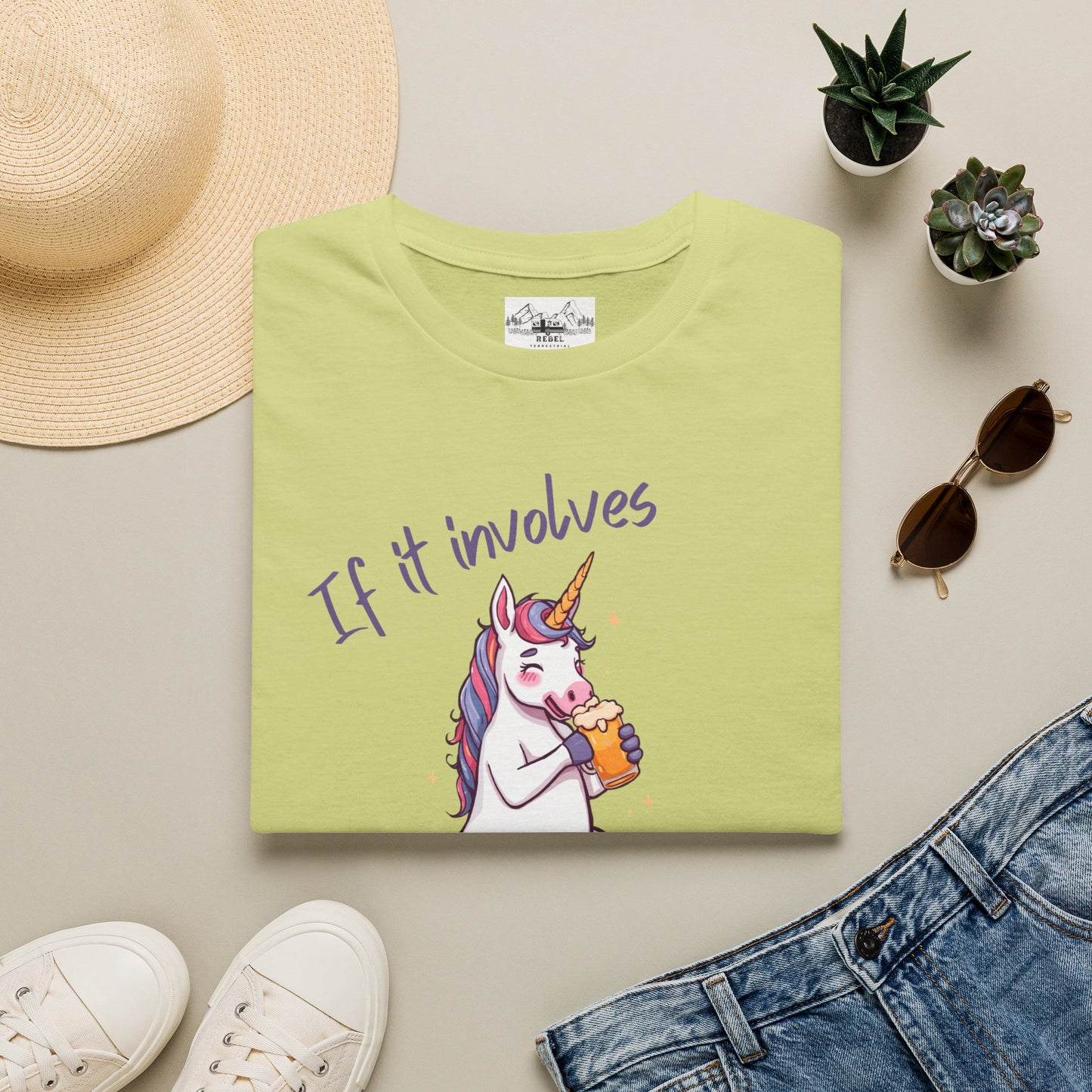Unicorns & Drinking Graphic Tee