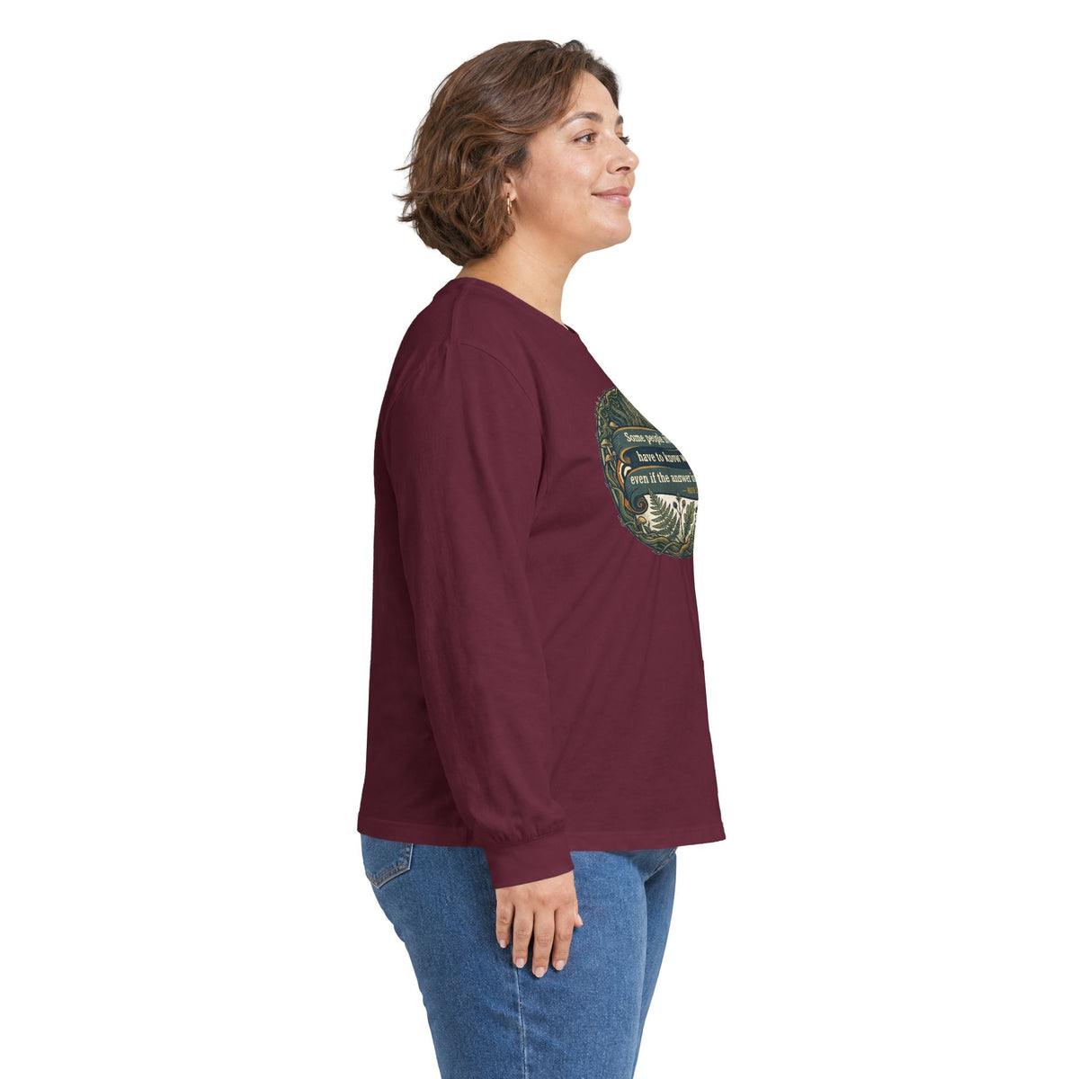 Ruth Stout Quote – Unisex Long Sleeve Tee