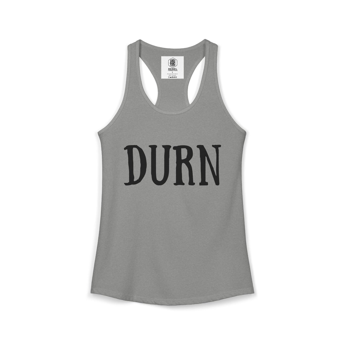 DURN Women's Southern Slang Racerback Tank