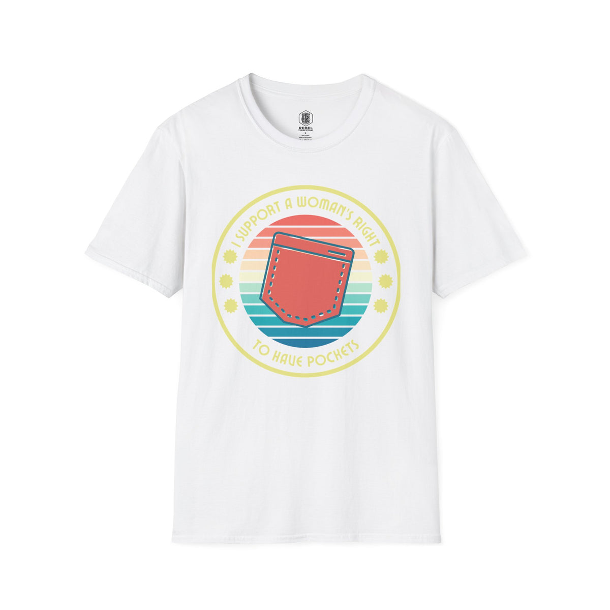 I Support a Woman’s Right to Have Pockets – Retro T-Shirt