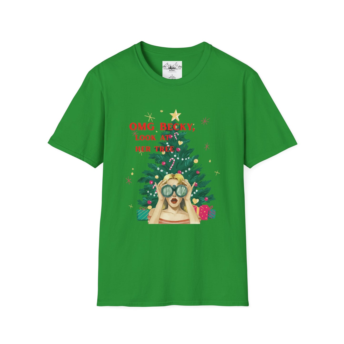 OMG Becky, Look at Her Tree - Vintage Holiday Rap Tee