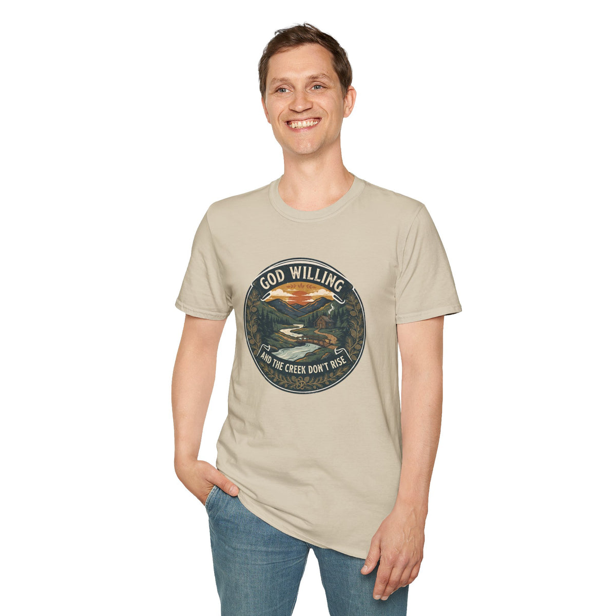 Creek Don't Rise Appalachian Motto T-Shirt