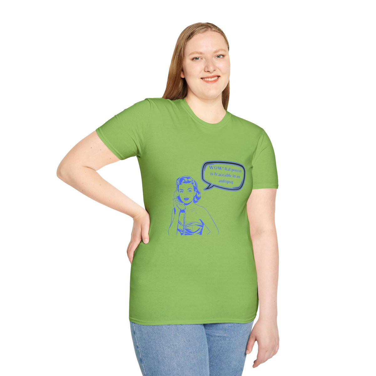 WOW!  Rat poison is traceable in an Autopsy – Vintage Dark Humor T-Shirt