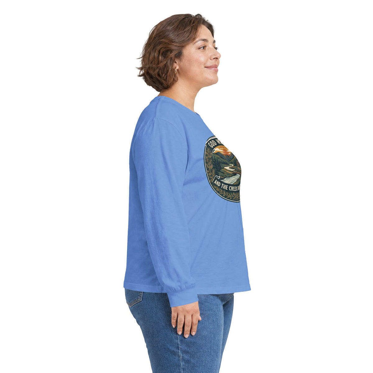 Creek Don't Rise Appalachian Motto Long Sleeve Tee