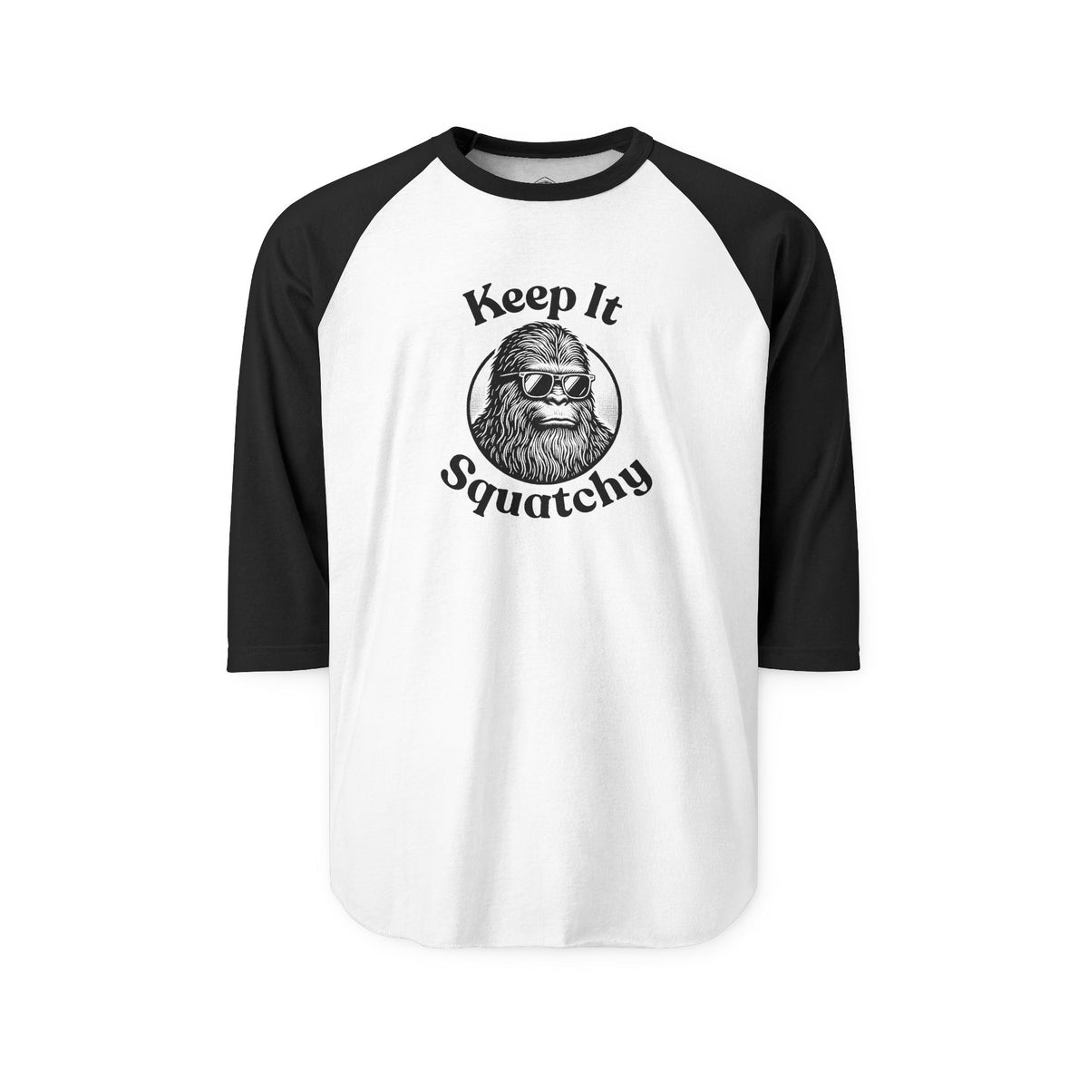 Keep It Squatchy Bigfoot Raglan Shirt