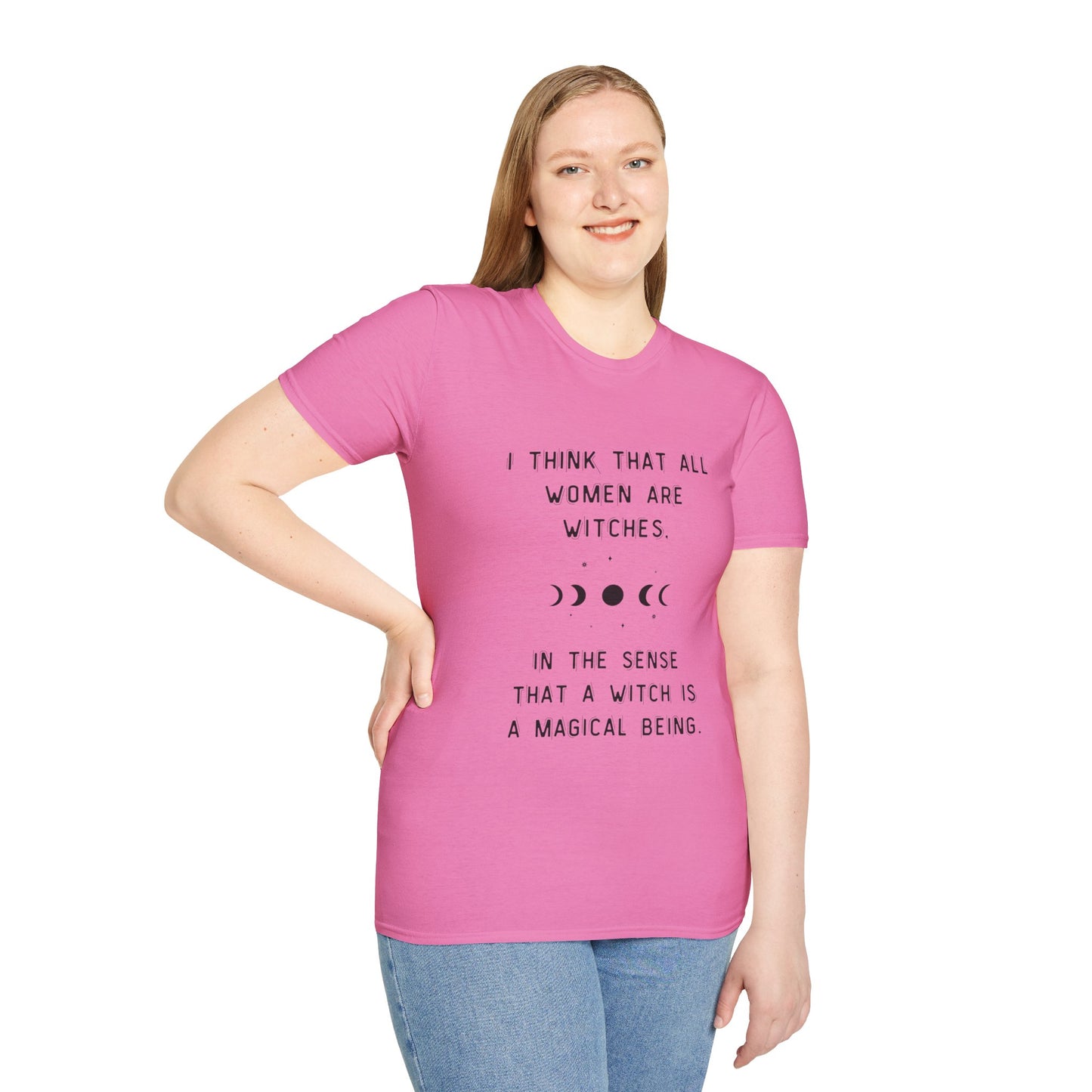 I Believe All Women Are Witches T-Shirt - Phases of the Moon
