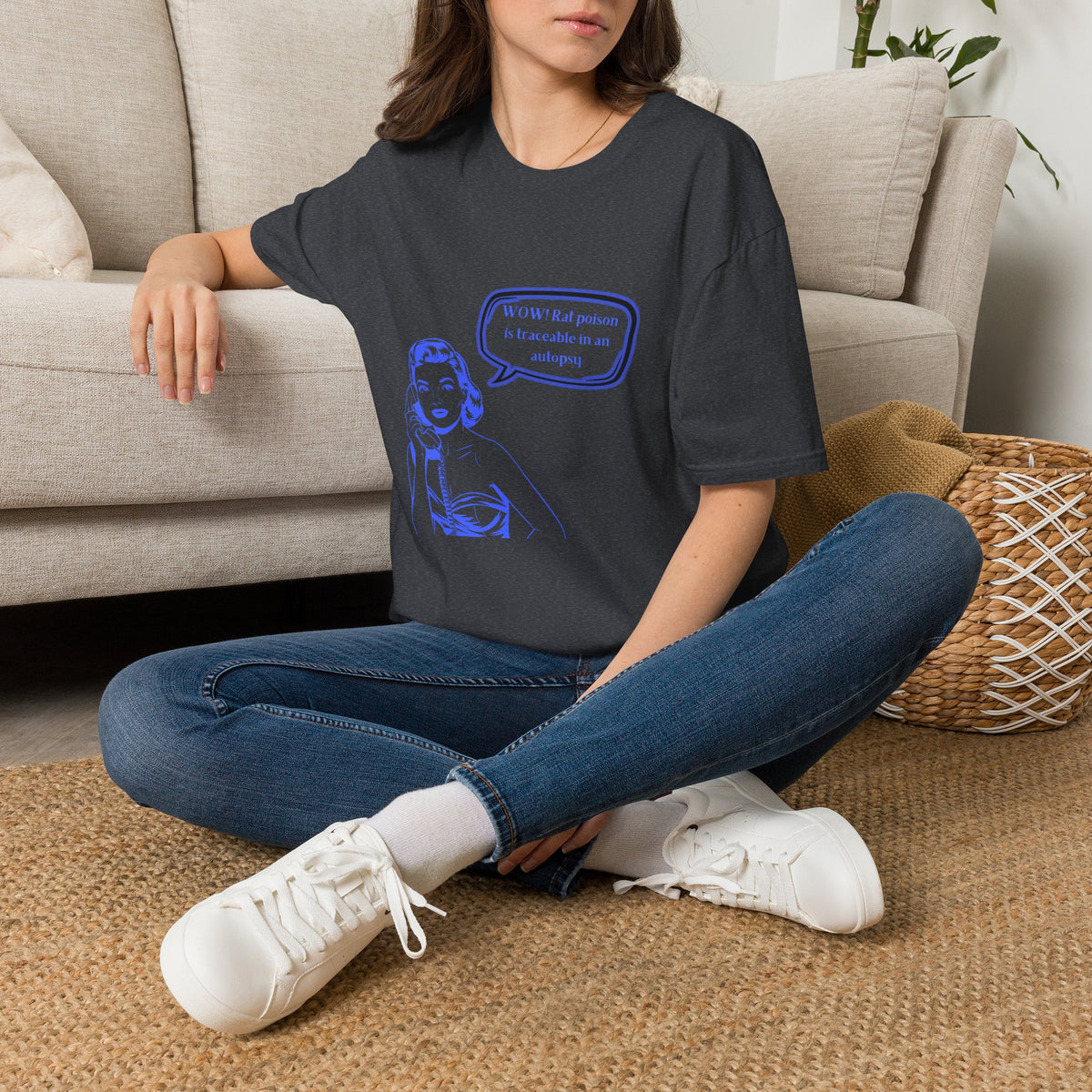WOW!  Rat poison is traceable in an Autopsy – Vintage Dark Humor T-Shirt