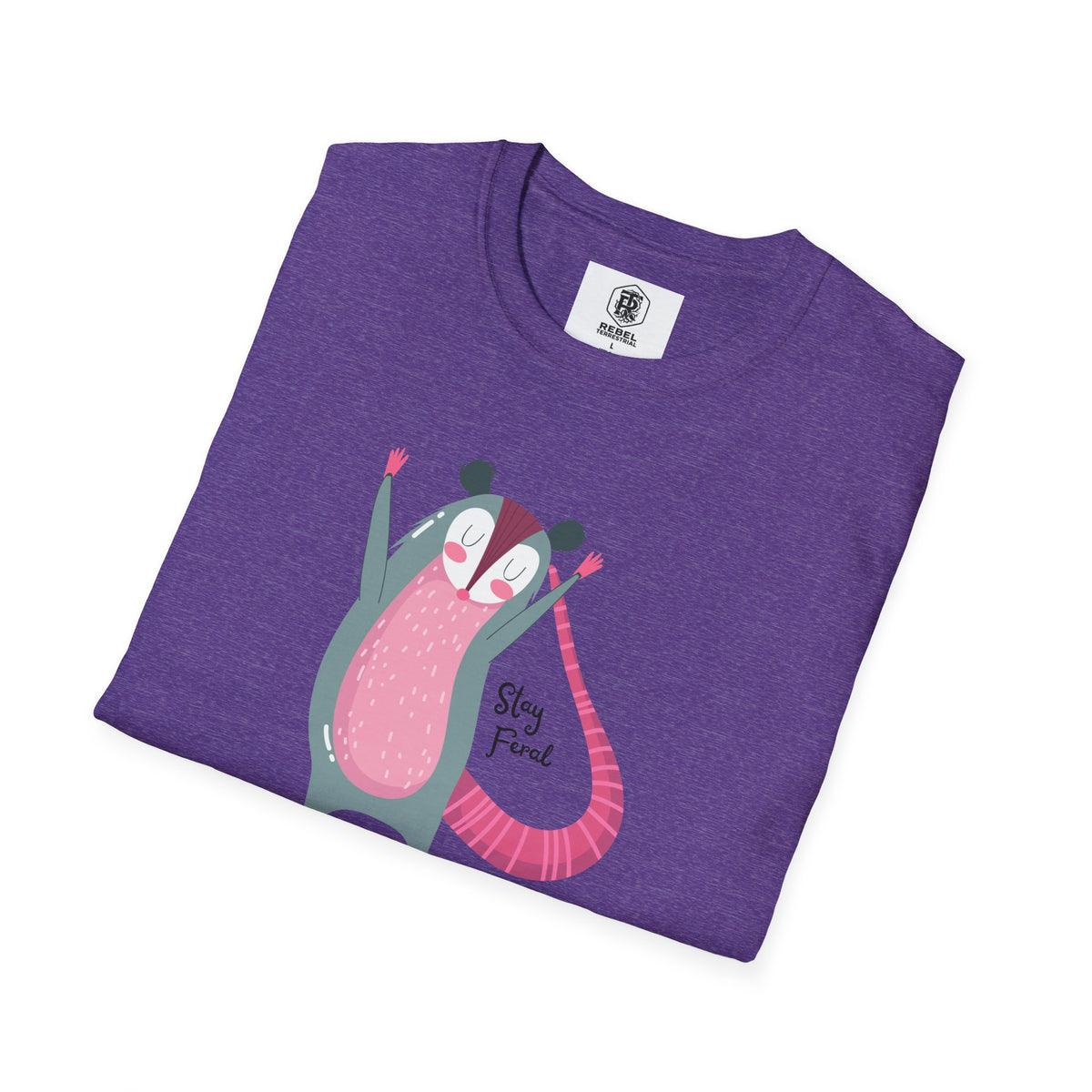 Stay Feral – Happy Possum T-Shirt