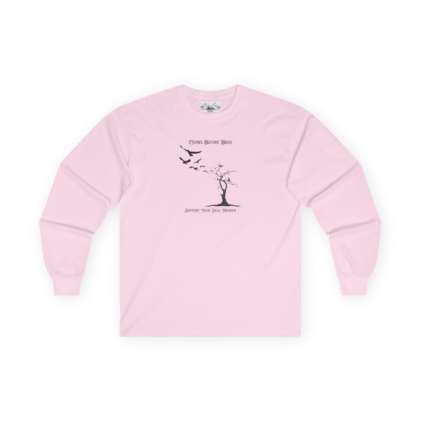 "Crows Before Bros" Unisex Ultra Cotton Long Sleeve Tee