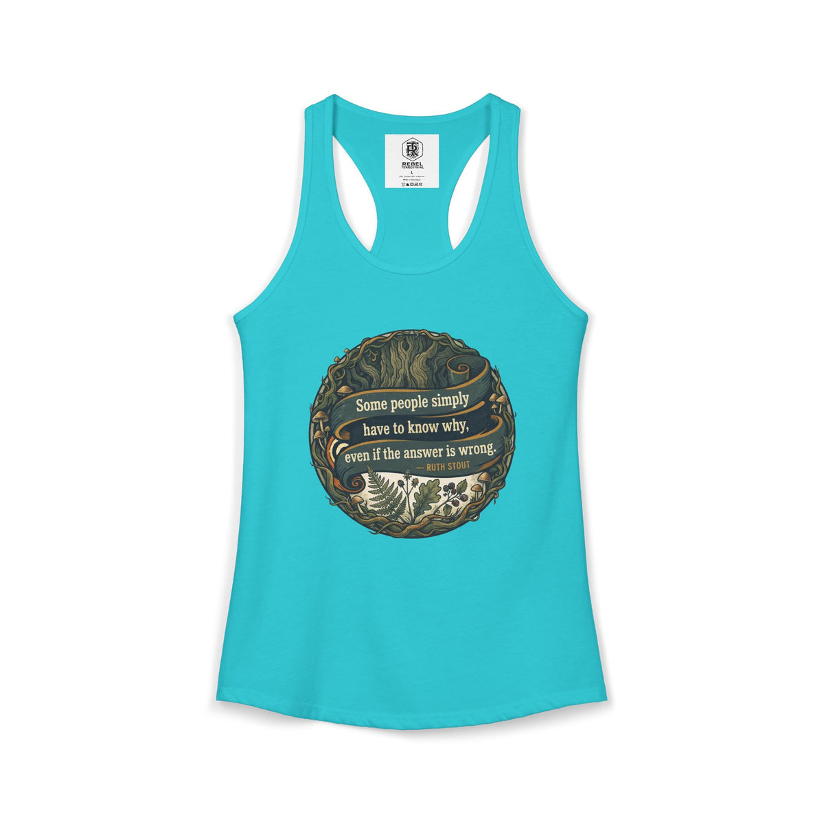 Ruth Stout Quote – Women’s Racerback Tank