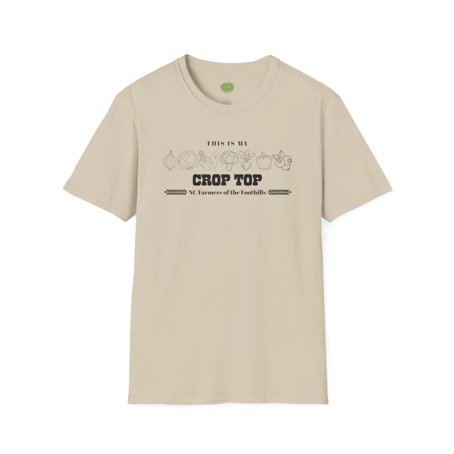 NC Farmers of the Foothills "This Is My Crop Top" Graphic T-Shirt