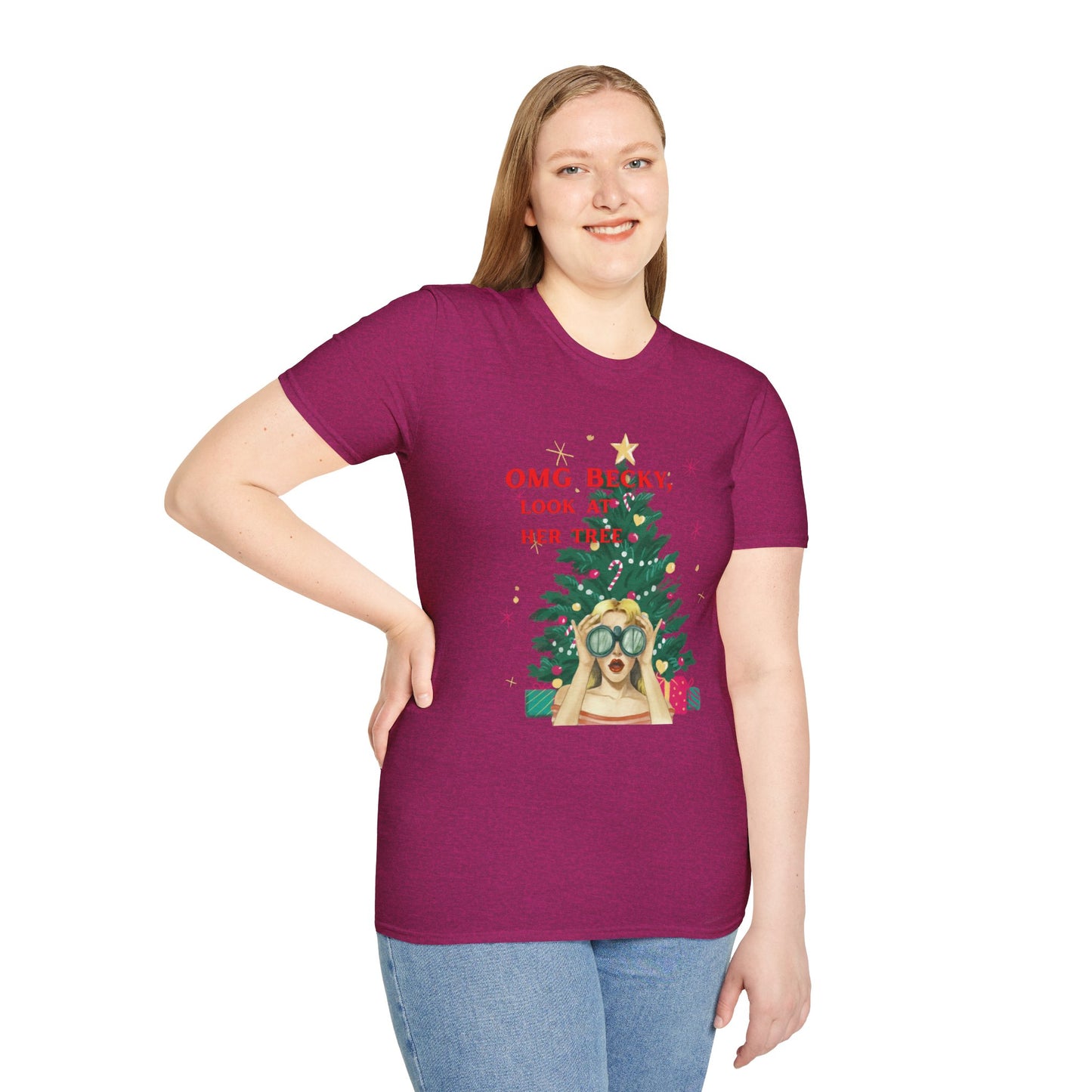 OMG Becky, Look at Her Tree - Vintage Holiday Rap Tee