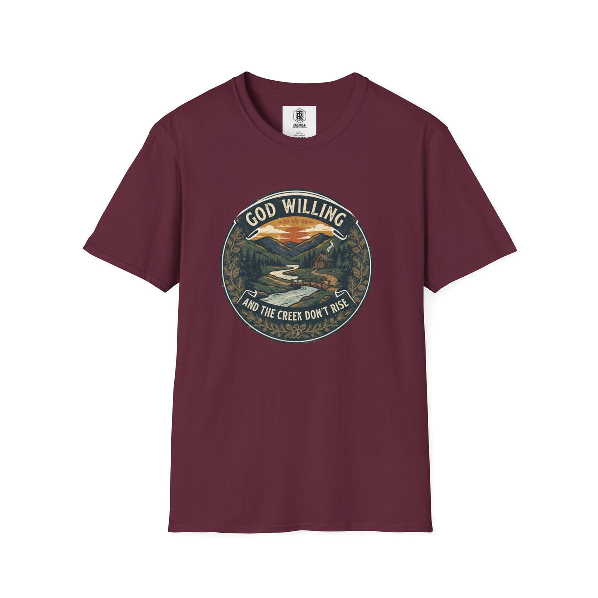 Creek Don't Rise Appalachian Motto T-Shirt