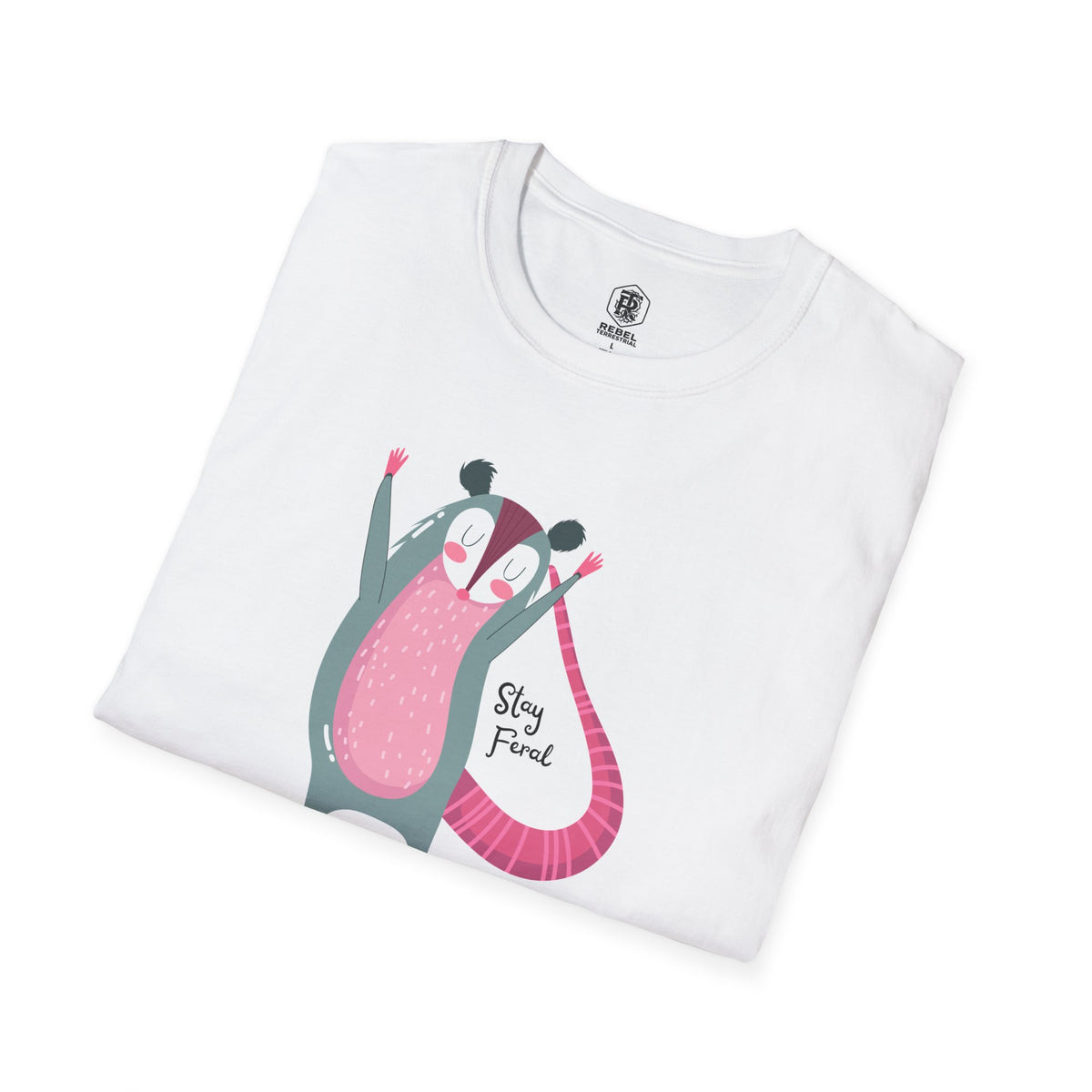 Stay Feral – Happy Possum T-Shirt