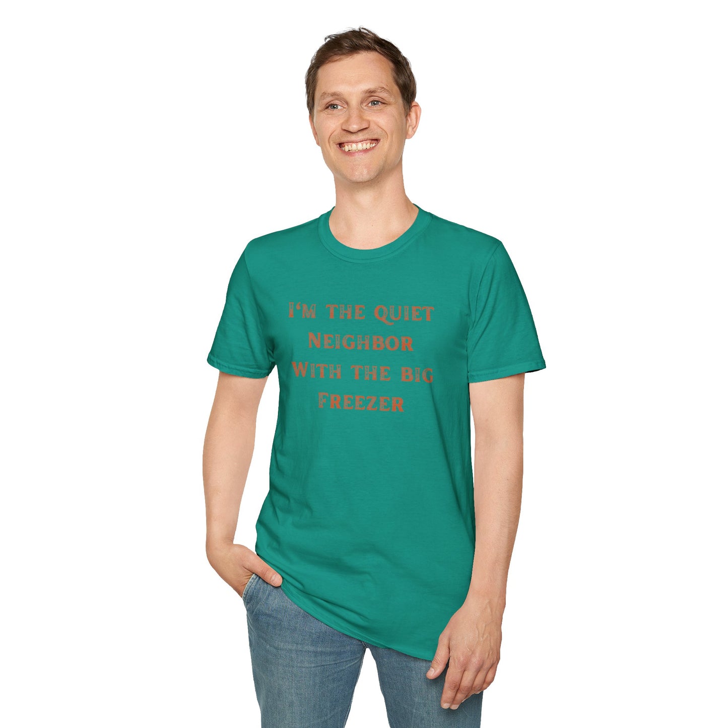 The Quiet Neighbor T-Shirt - Unisex Softstyle Tee