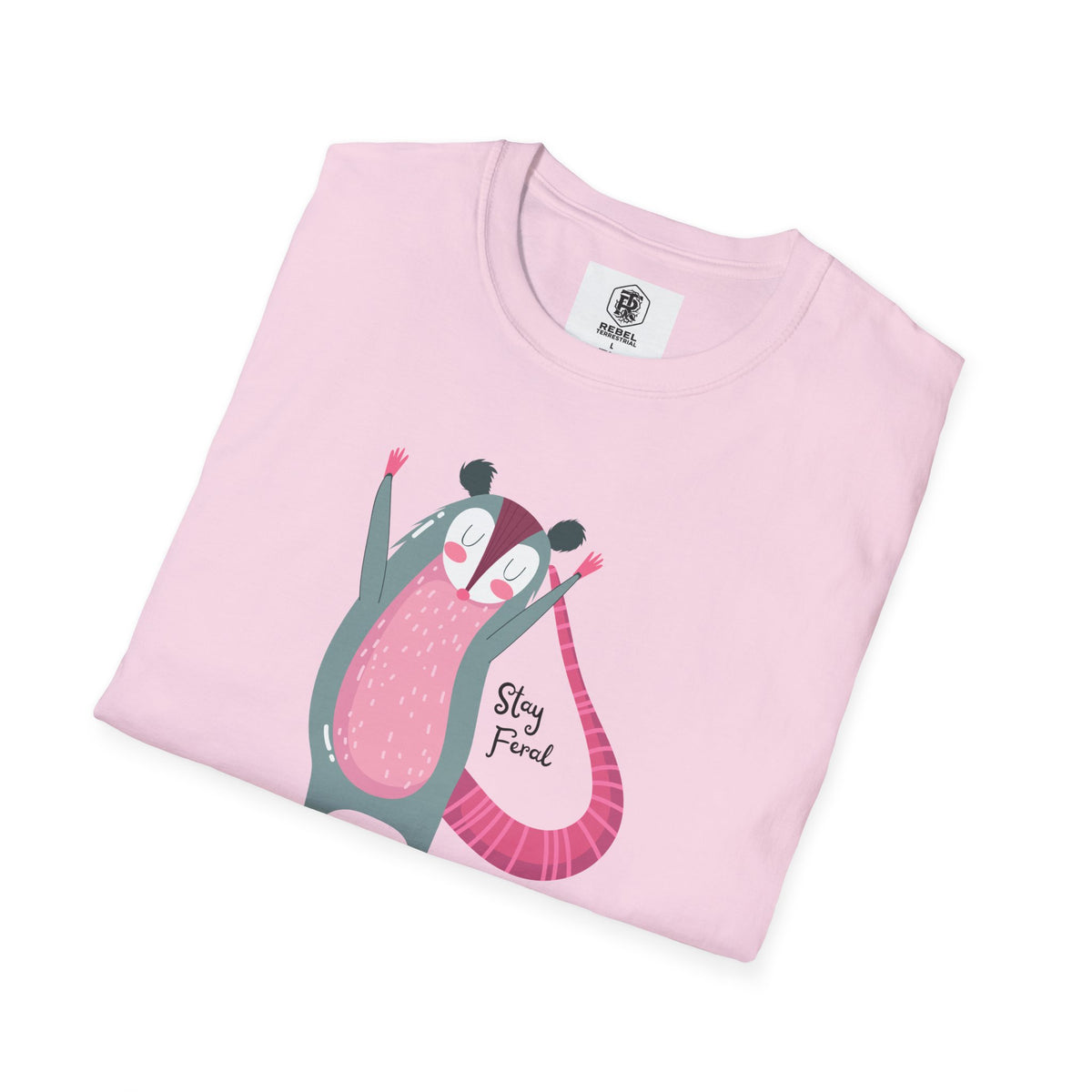 Stay Feral – Happy Possum T-Shirt