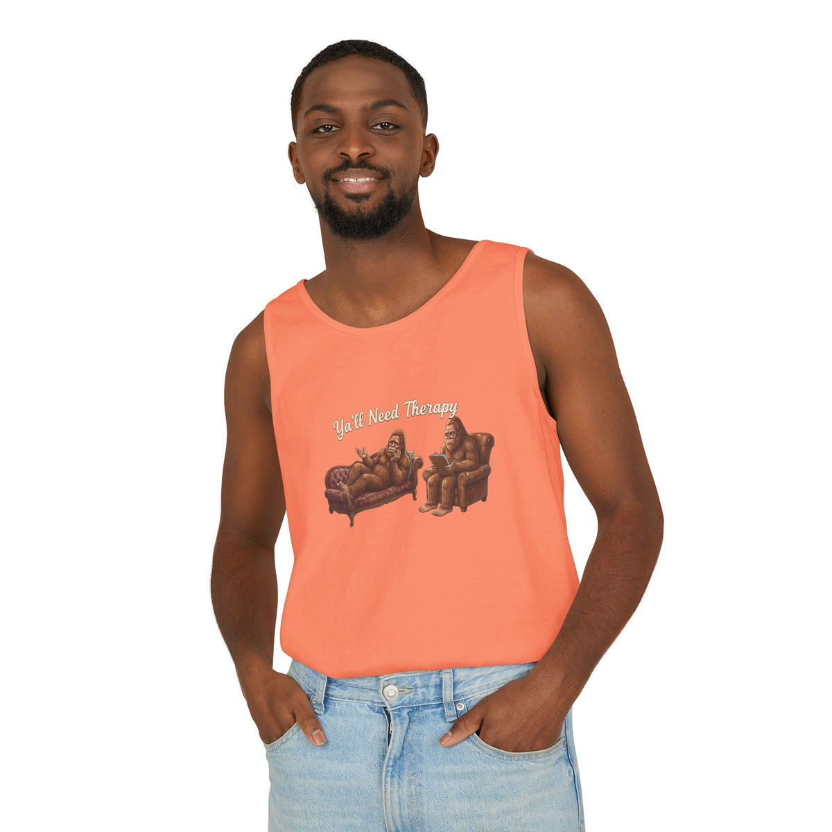 Y’all Need Therapy Bigfoot Tank Top