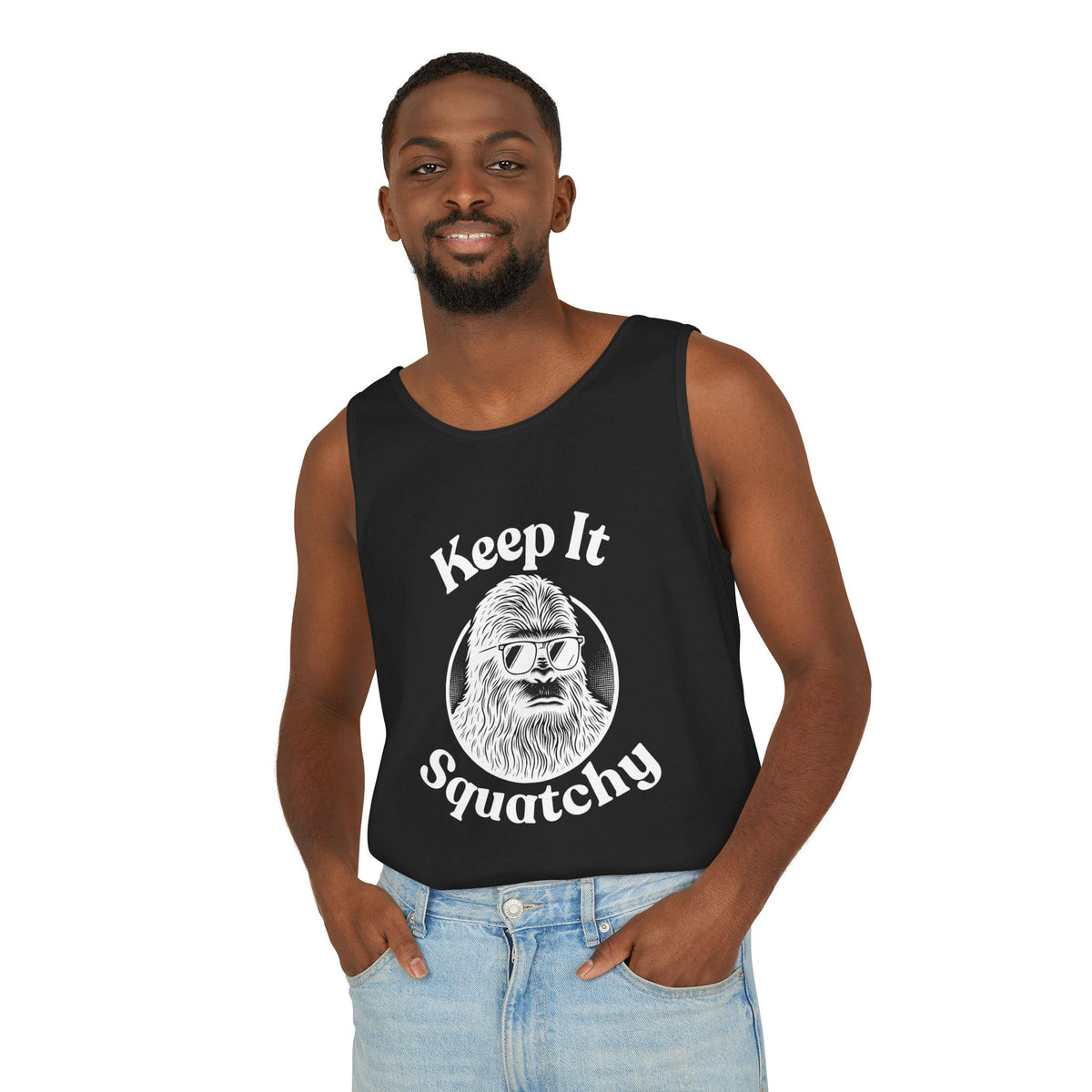 Keep It Squatchy Bigfoot Unisex Tank Top