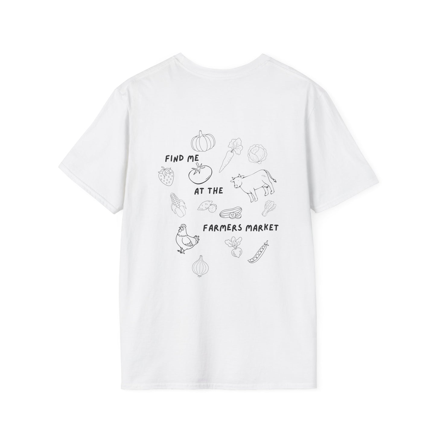 NC Farmers of the Foothills "Find Me at the Farmers Market" Graphic T-Shirt