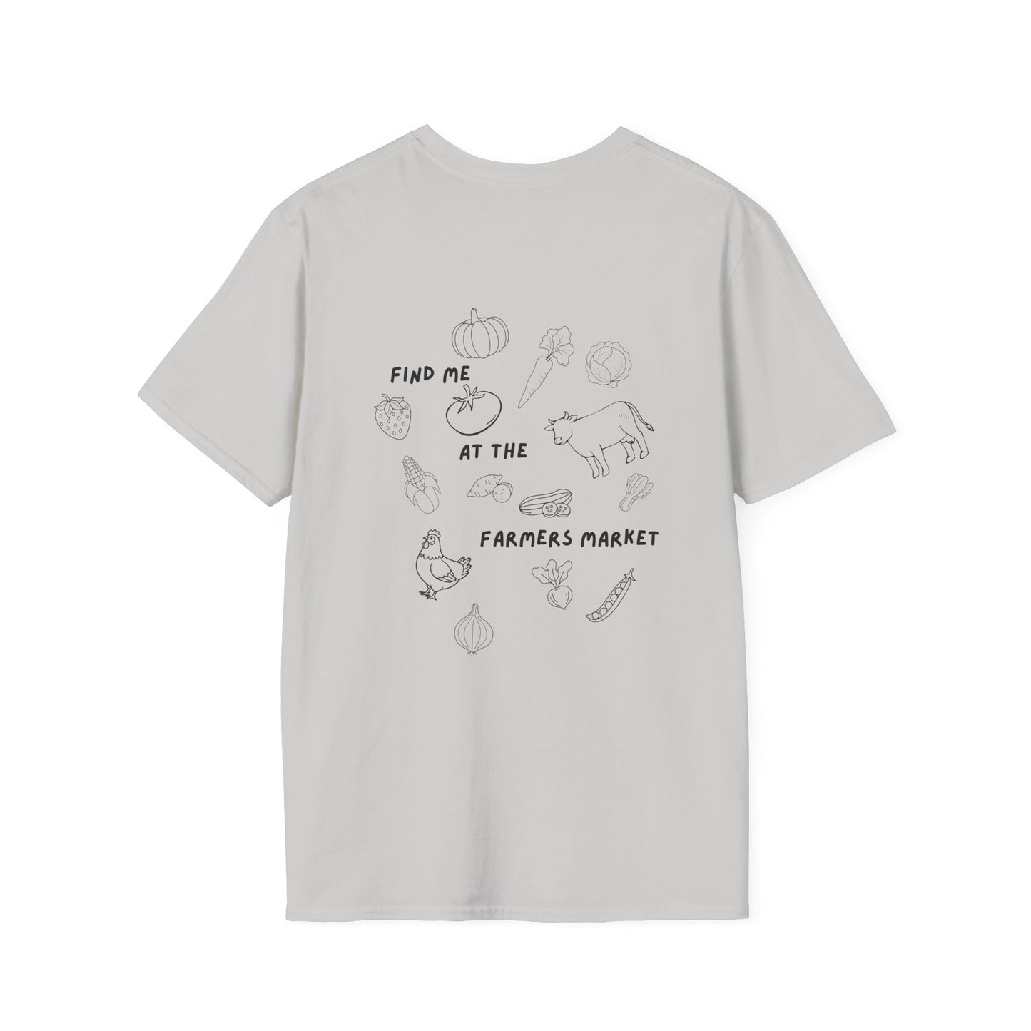 NC Farmers of the Foothills "Find Me at the Farmers Market" Graphic T-Shirt
