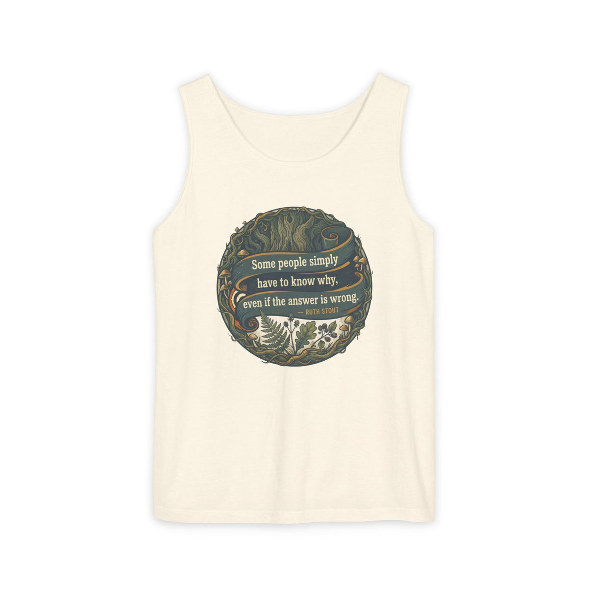 Ruth Stout Quote – Unisex Jersey Tank