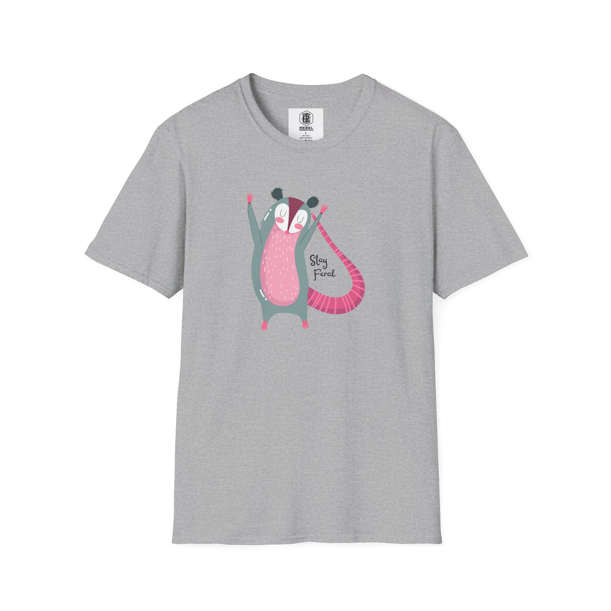 Stay Feral – Happy Possum T-Shirt