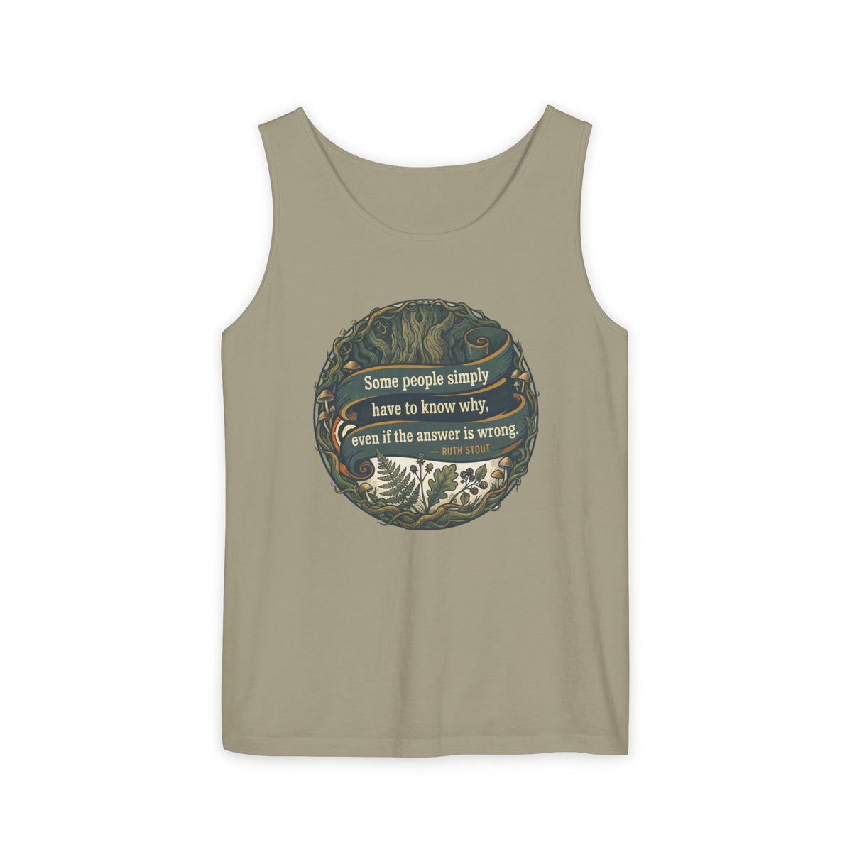 Ruth Stout Quote – Unisex Jersey Tank