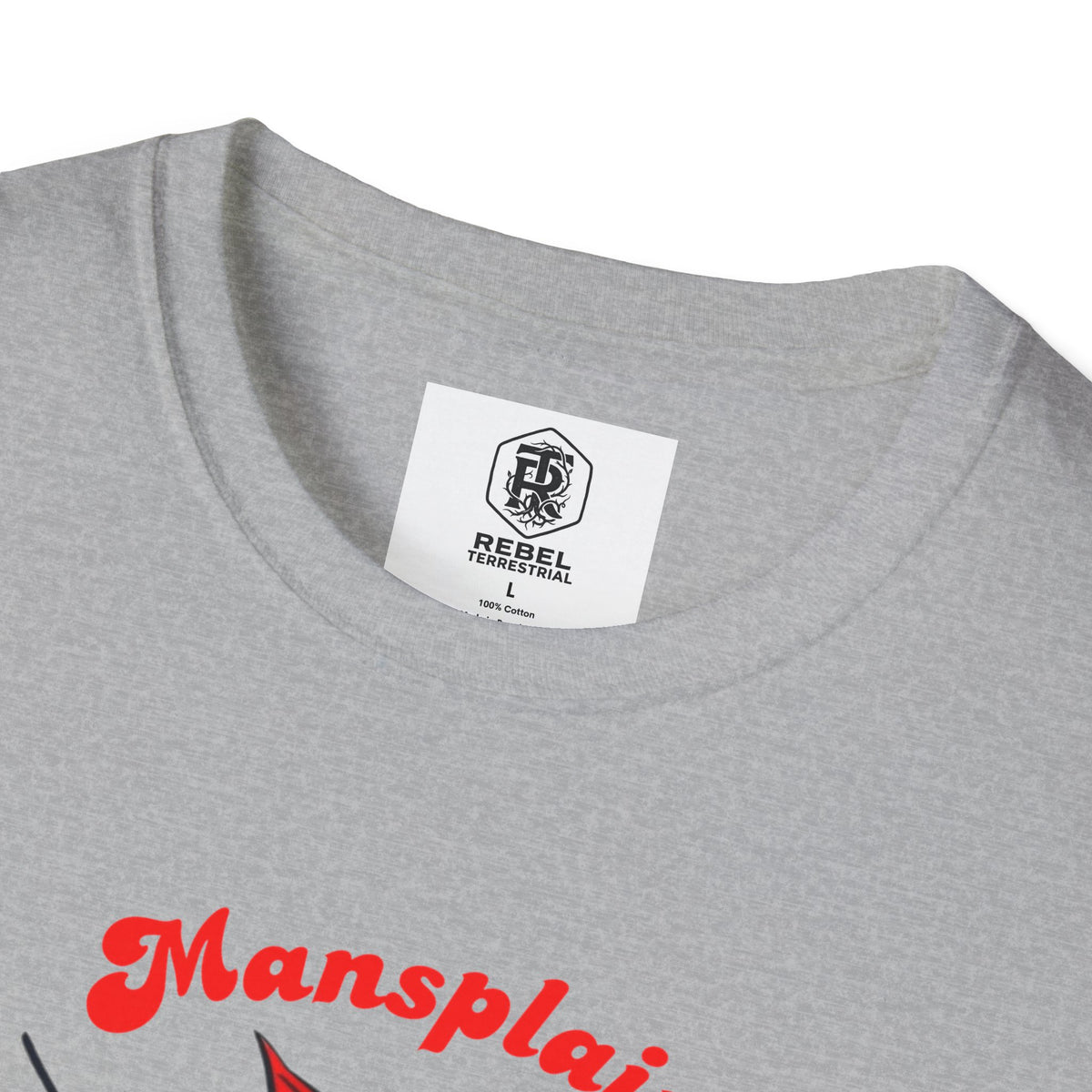 Mansplain Elsewhere - Vintage Feminist T-Shirt